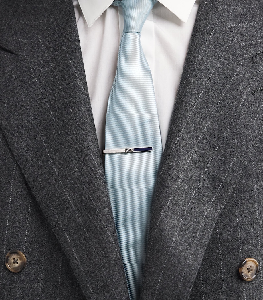 Gears Tie Clip NAVY Image 2
