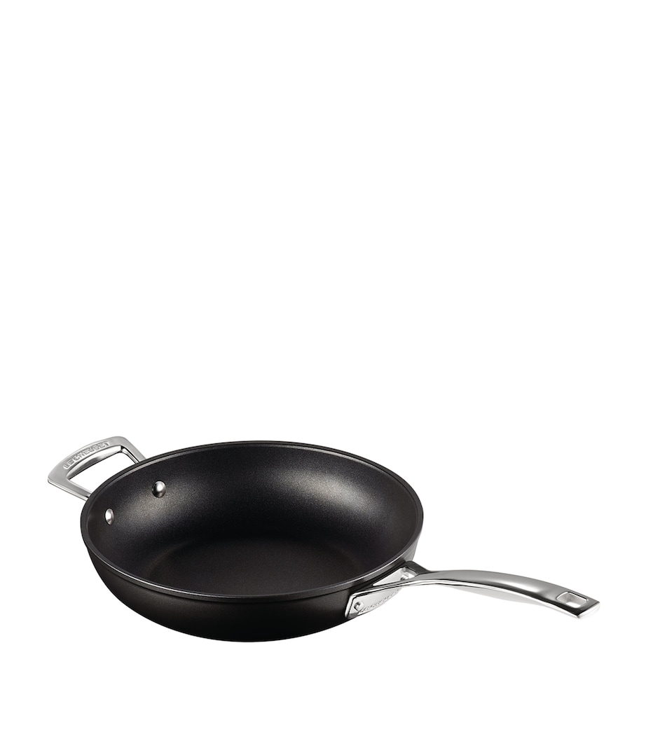 Toughened Non-Stick Deep Frying Pan (27cm) BLACK Image 1