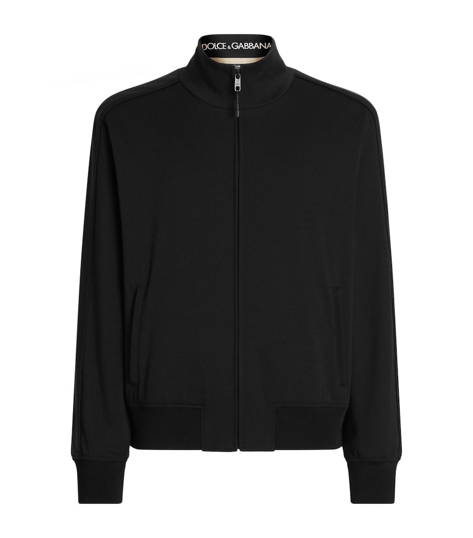 Dolce&Gabbana Mens Zipped Cardigan Blac Image 1