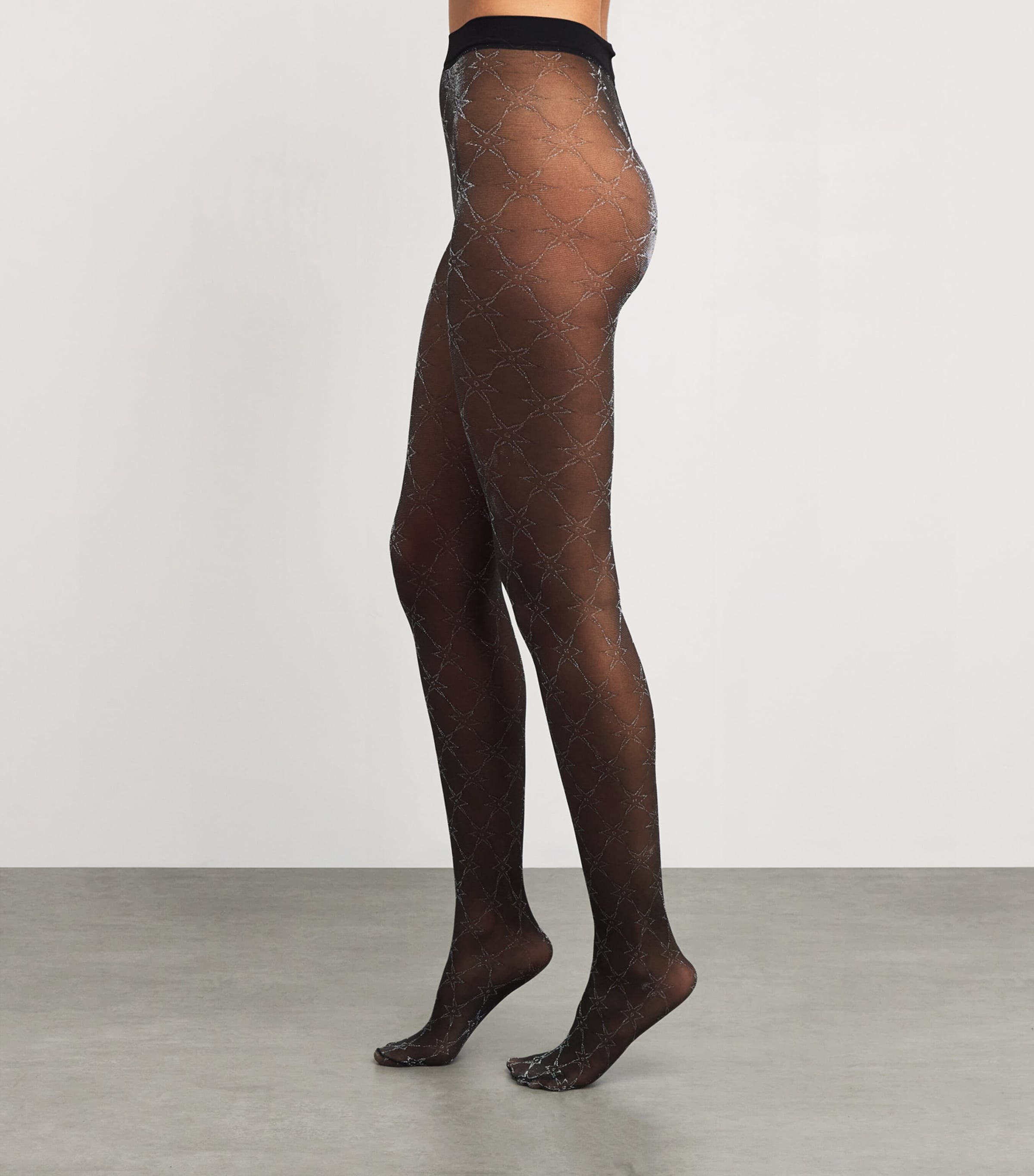 Lurex Galaxy 20 Tights 3103 BLACK/SILV Image 2