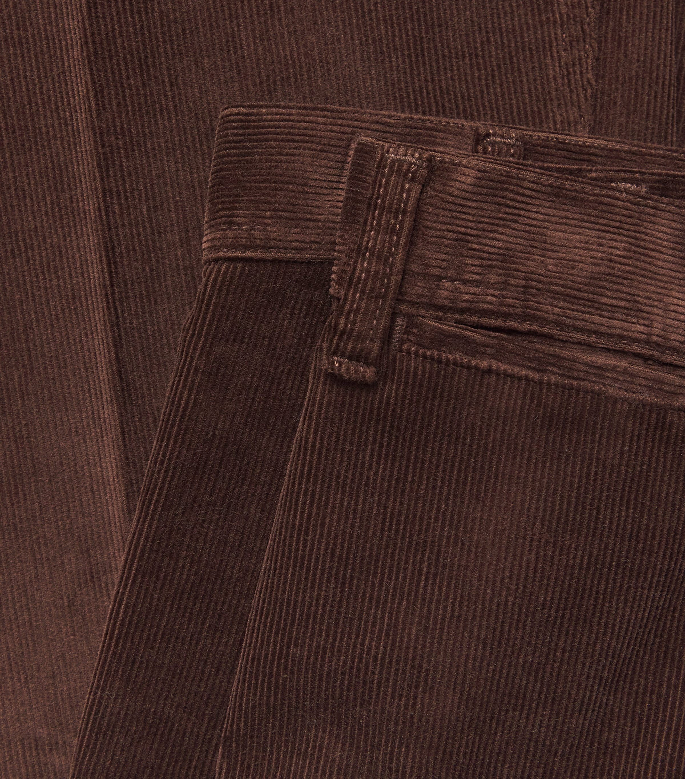Polo Ralph Lauren Womens Corduroy Beaton Flare Trousers Brown Image 6
