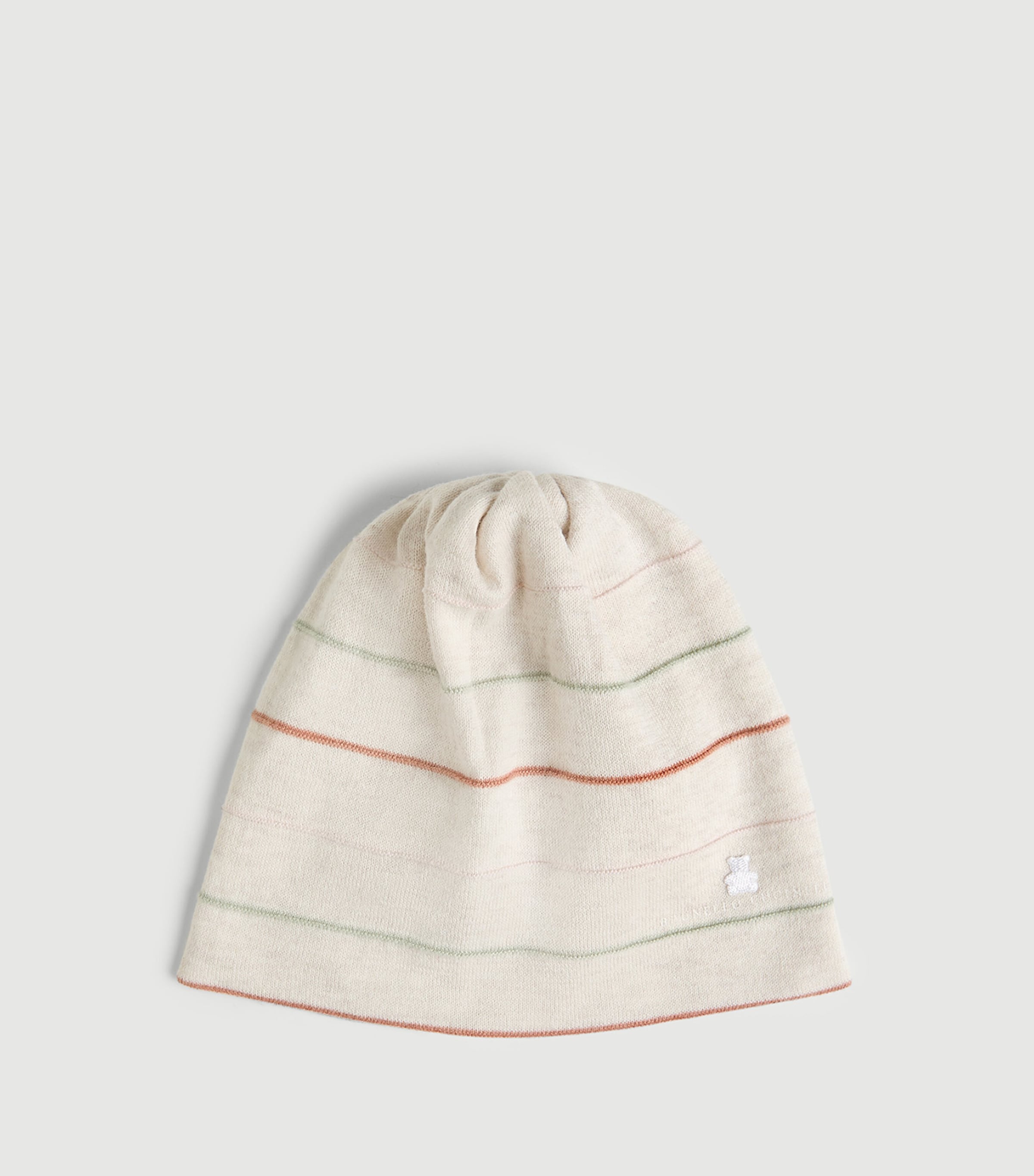 Brunello Cucinelli Kids Cotton Stripe Baby Bernie Beanie Image 2