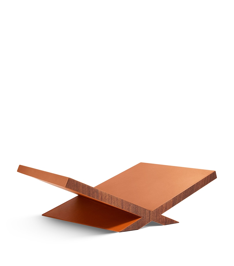 Walnut-Leather Ultimate Culture Bookstand CAMEL Image 2