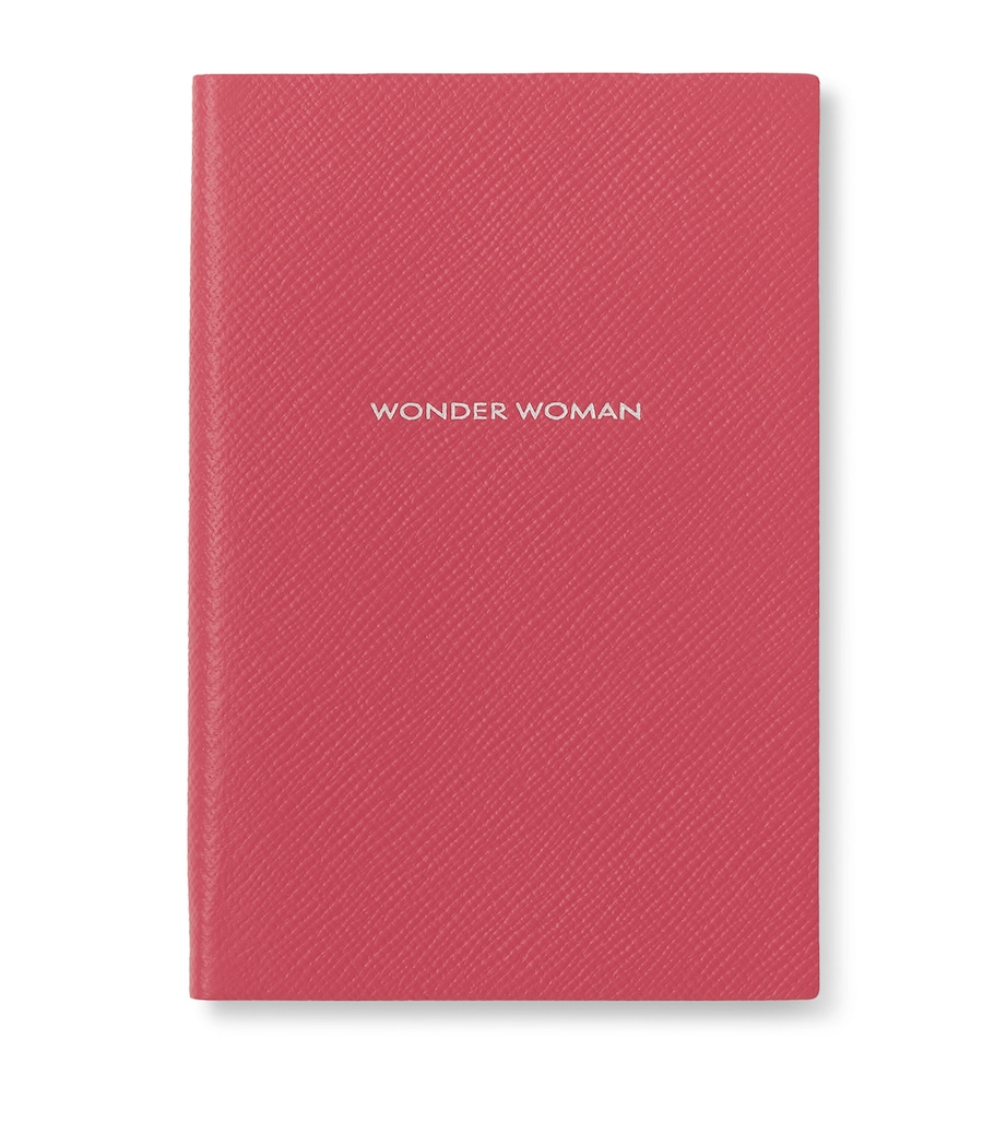 Panama Leather Chelsea Wonder Woman Notebook RASPBERRY Image 1