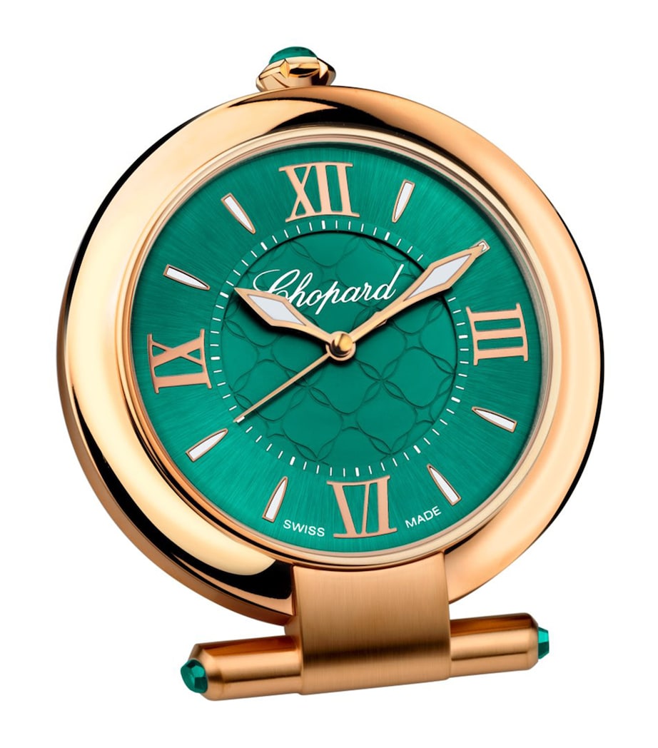 Chopard Imperiale Alarm Clock Sterling Silv/grn Image 1
