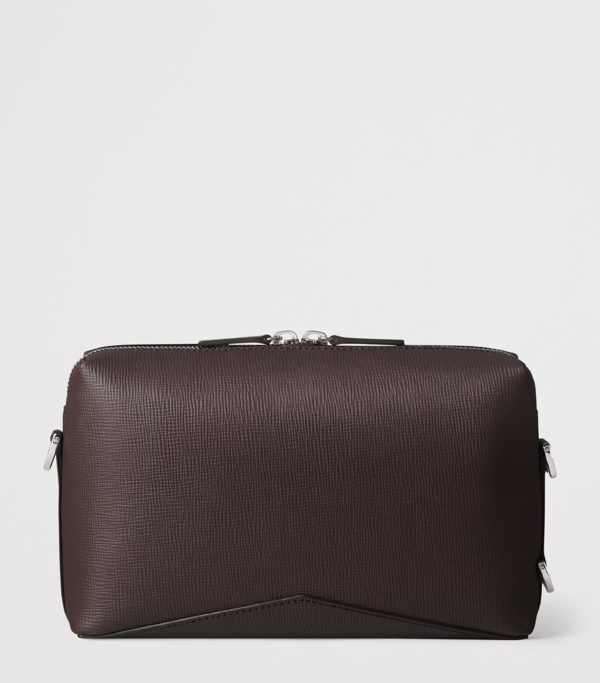 Cartier Leather Losange Cross-Body Bag Brown Image 4