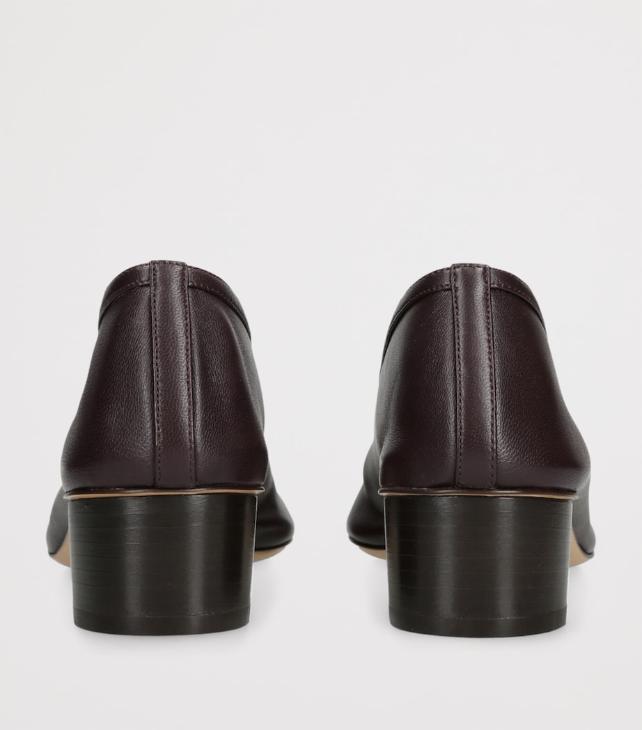 Leather Luna Pumps 40 WINE Image 2