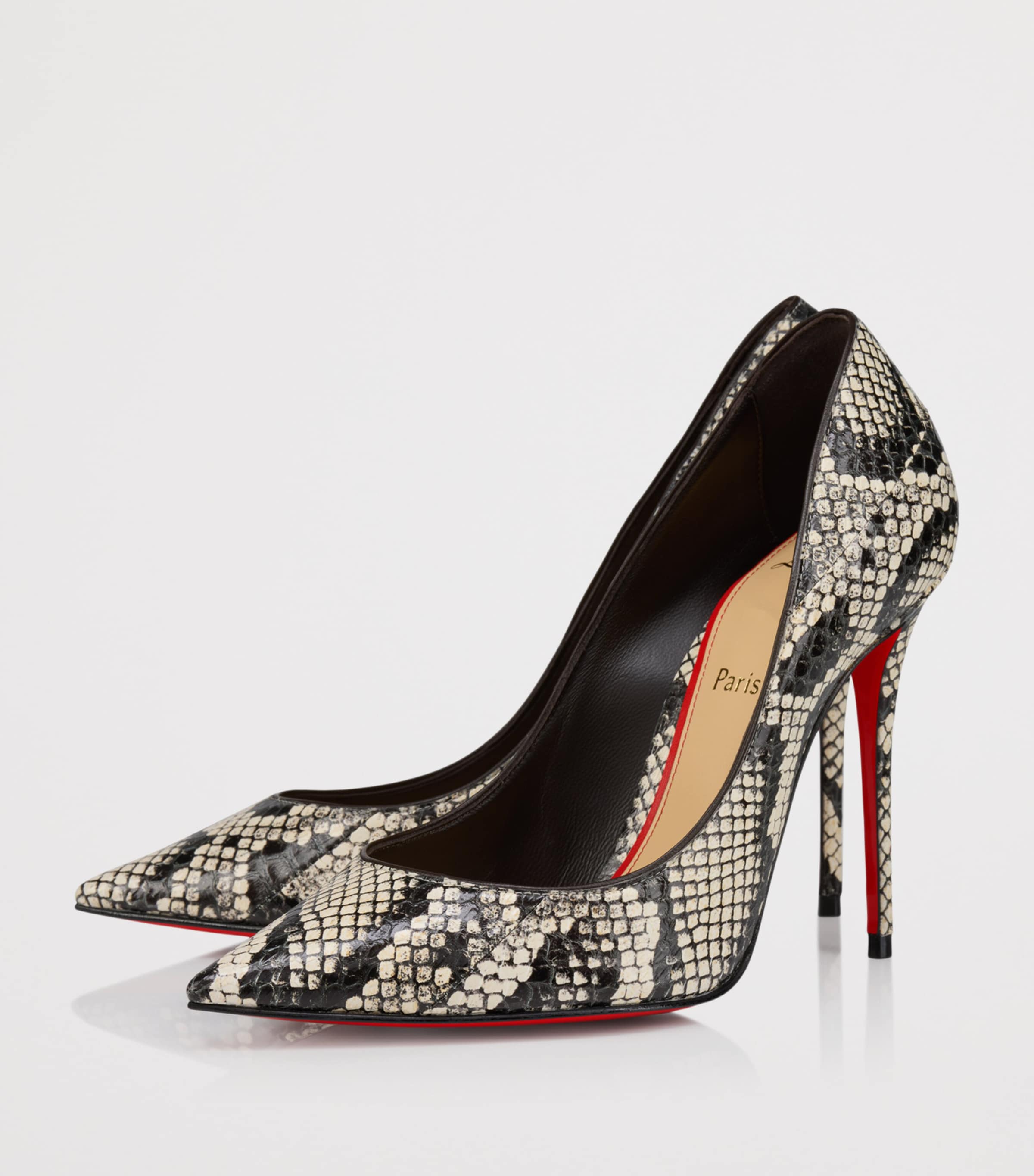Christian Louboutin La Pigalle 100 Watersnake Pumps Image 2