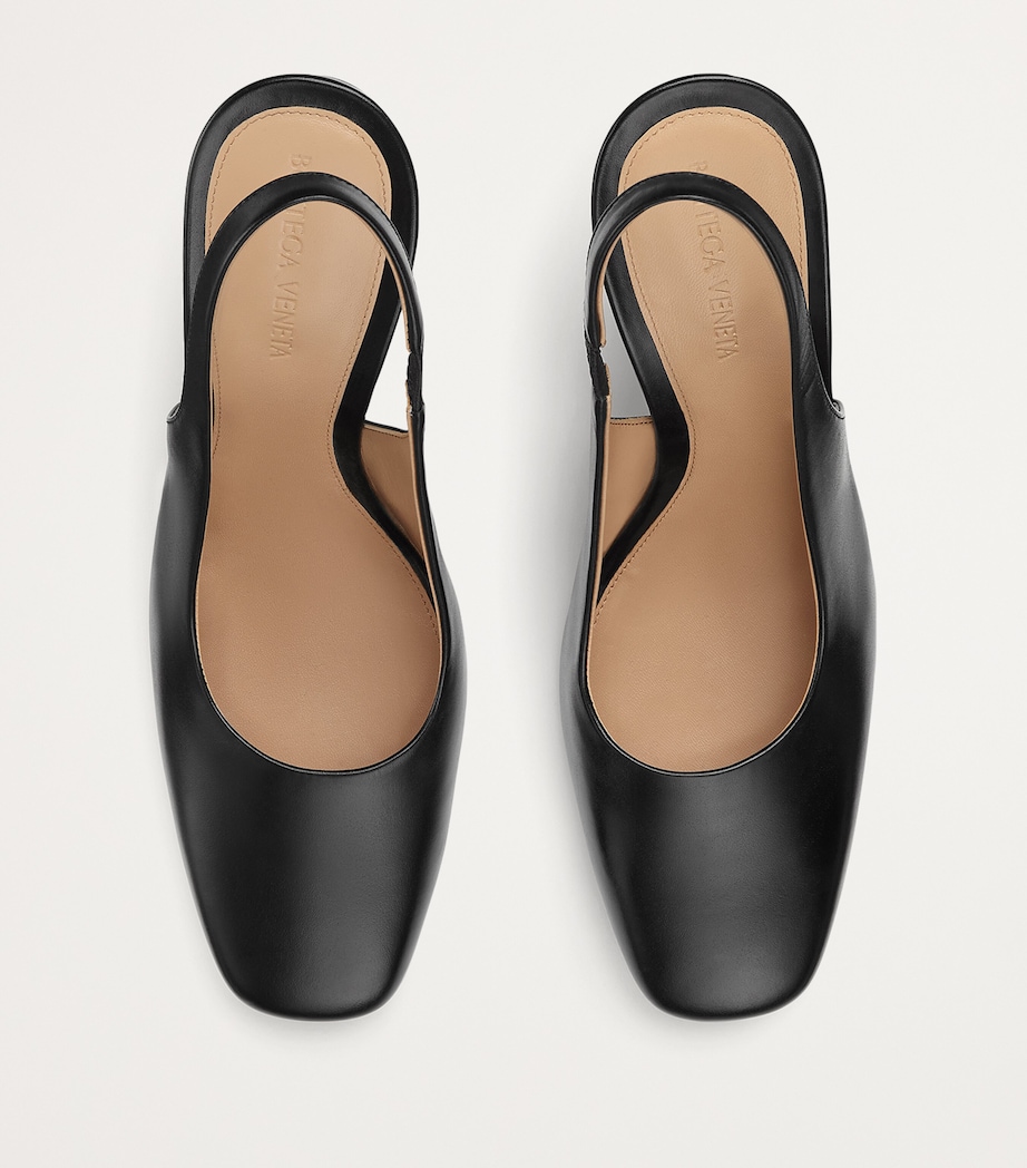 Leather Knot Slingback Heels 90 1000 Image 6