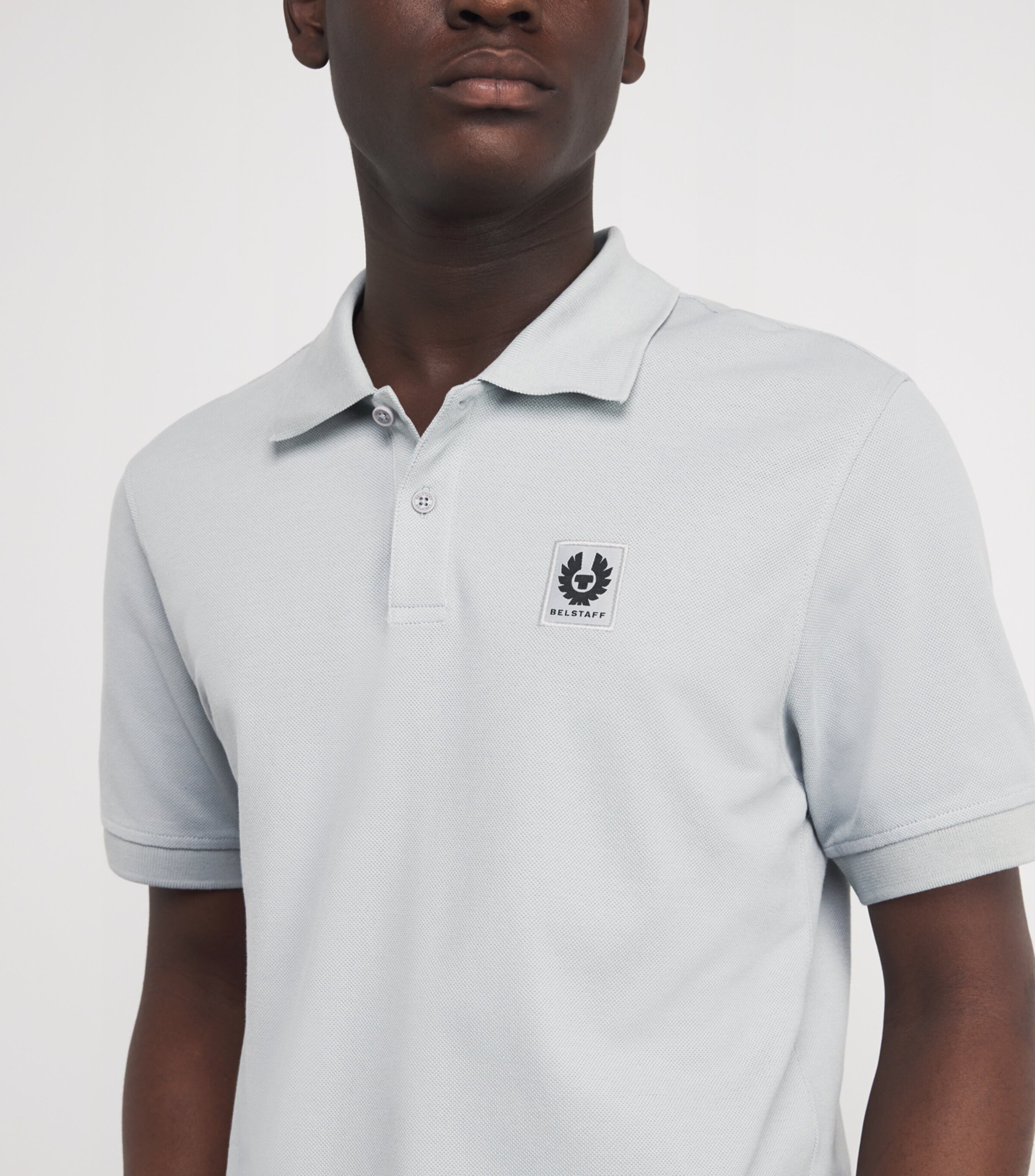 Cotton Logo Polo Shirt QRYBLQUARRY BLUE Image 6