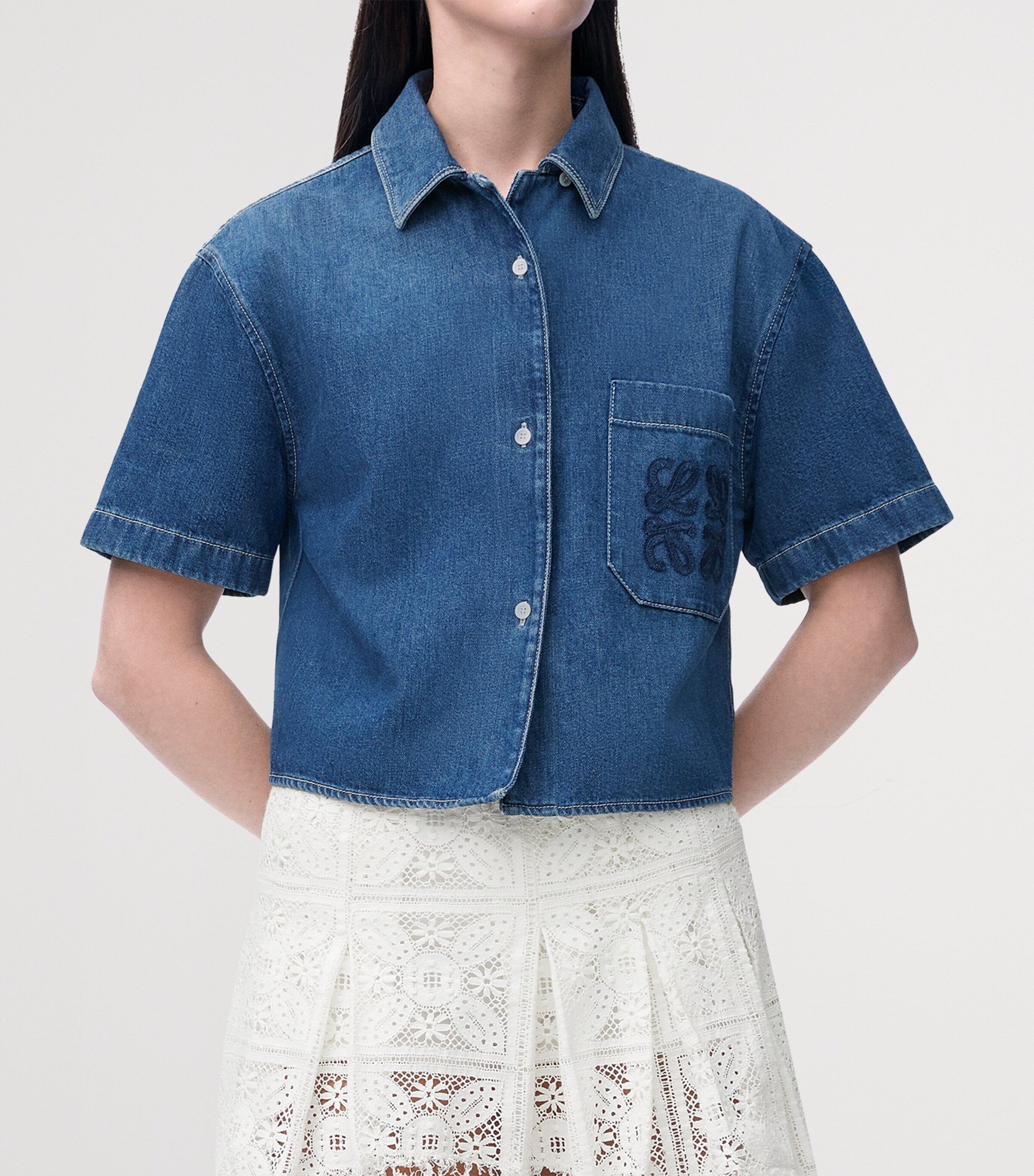 【Loewe Paula's Ibiza】「アナグラム」シャツ LOEWE x Paula's Ibiza Cotton Anagram T-Shirt | Harrods US