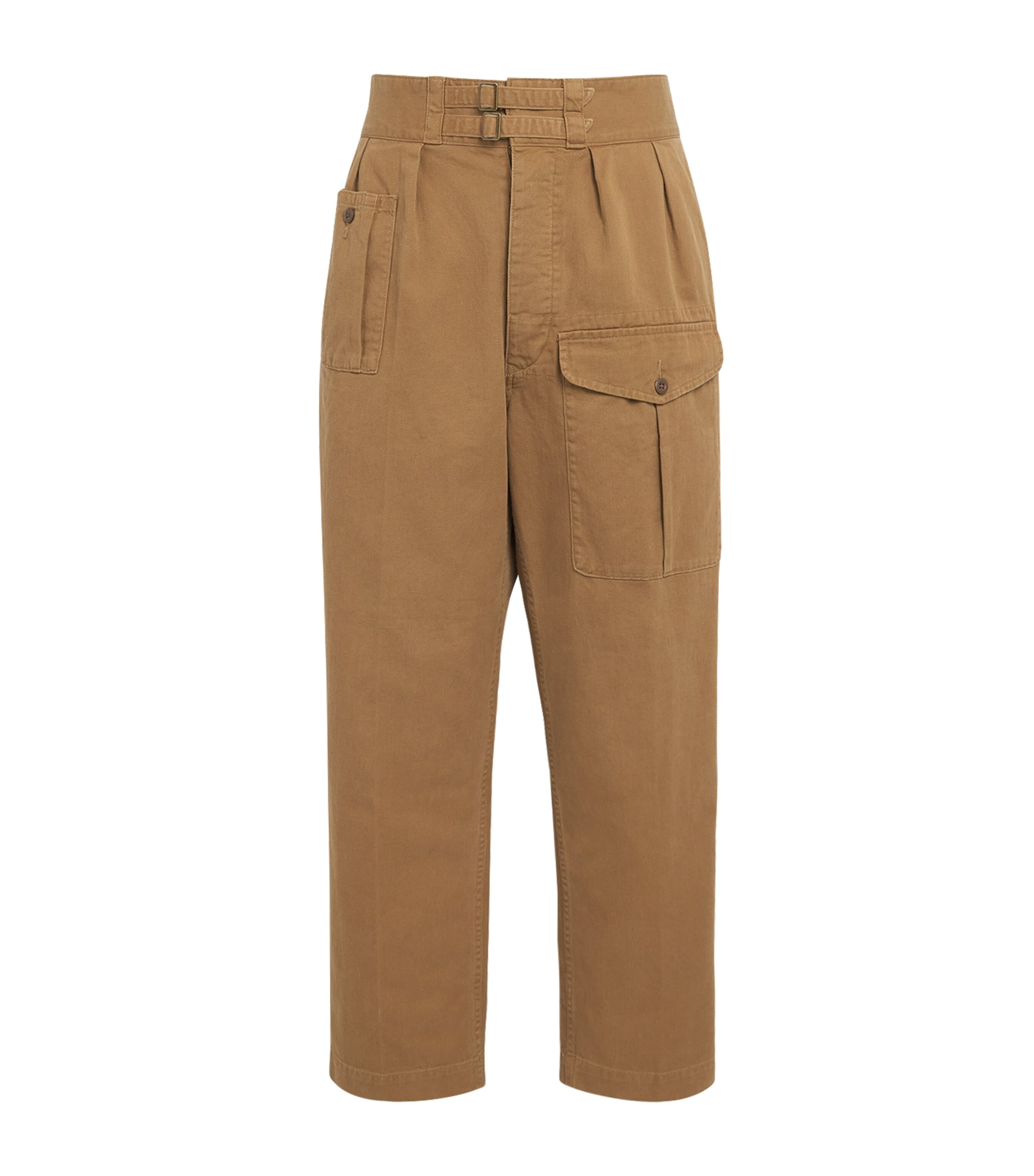 Polo Ralph Lauren Mens Cotton Cargo Trousers Sandsurf Image 1