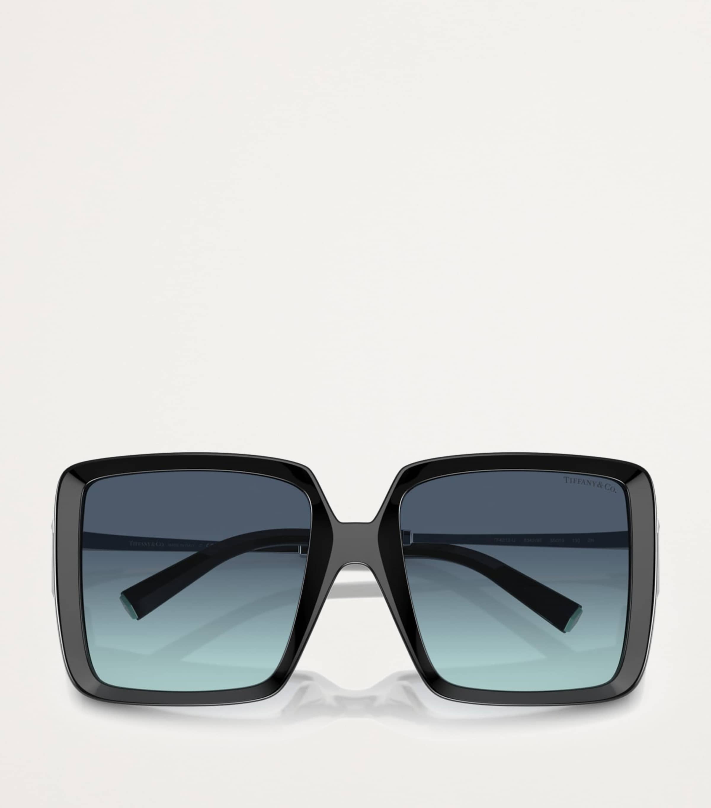 Injected Square Oversized Sunglasses 83429S Image 5