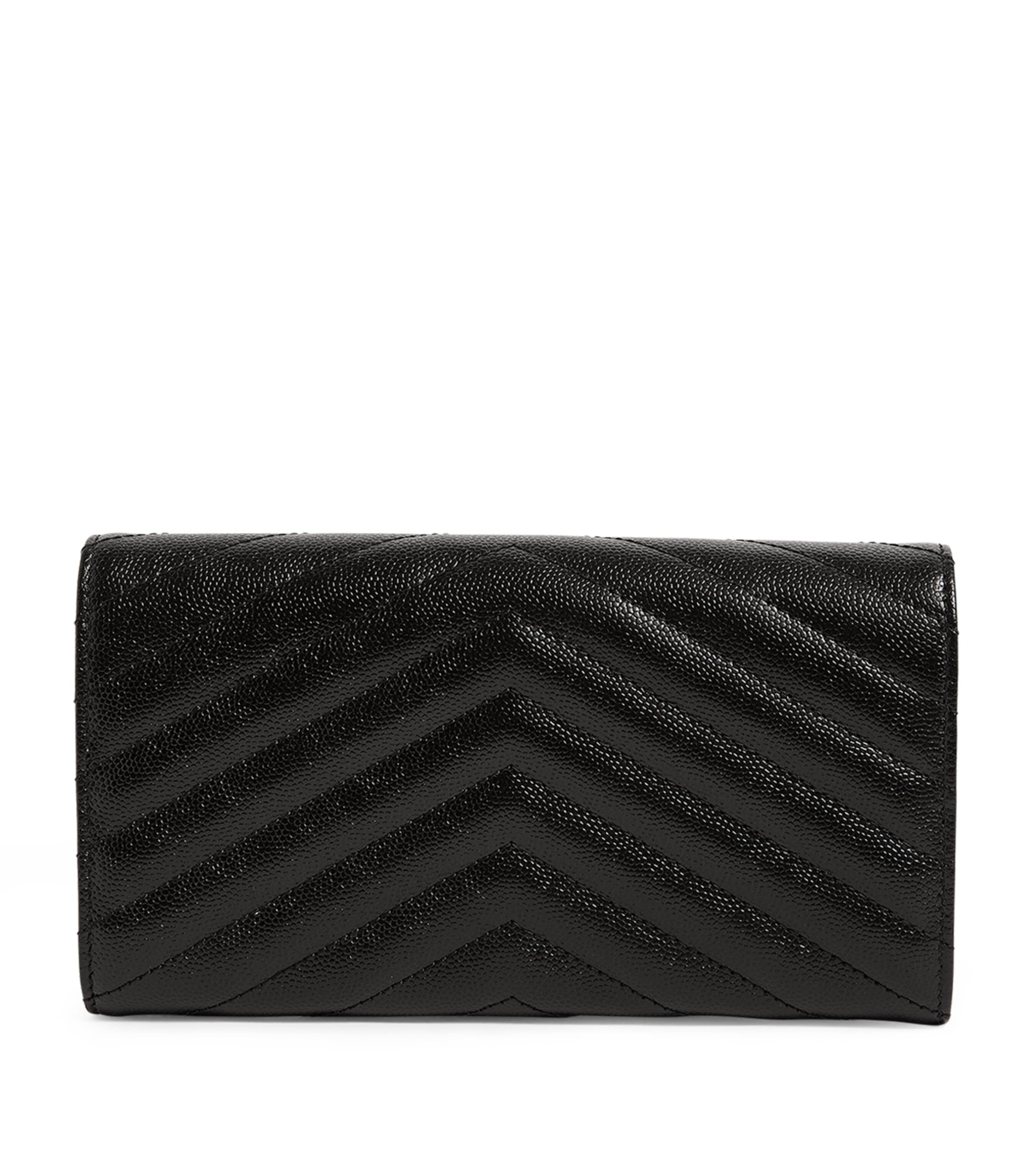 Monogram Saint Laurent Matelassé Large Flap Wallet 1000 Image 2