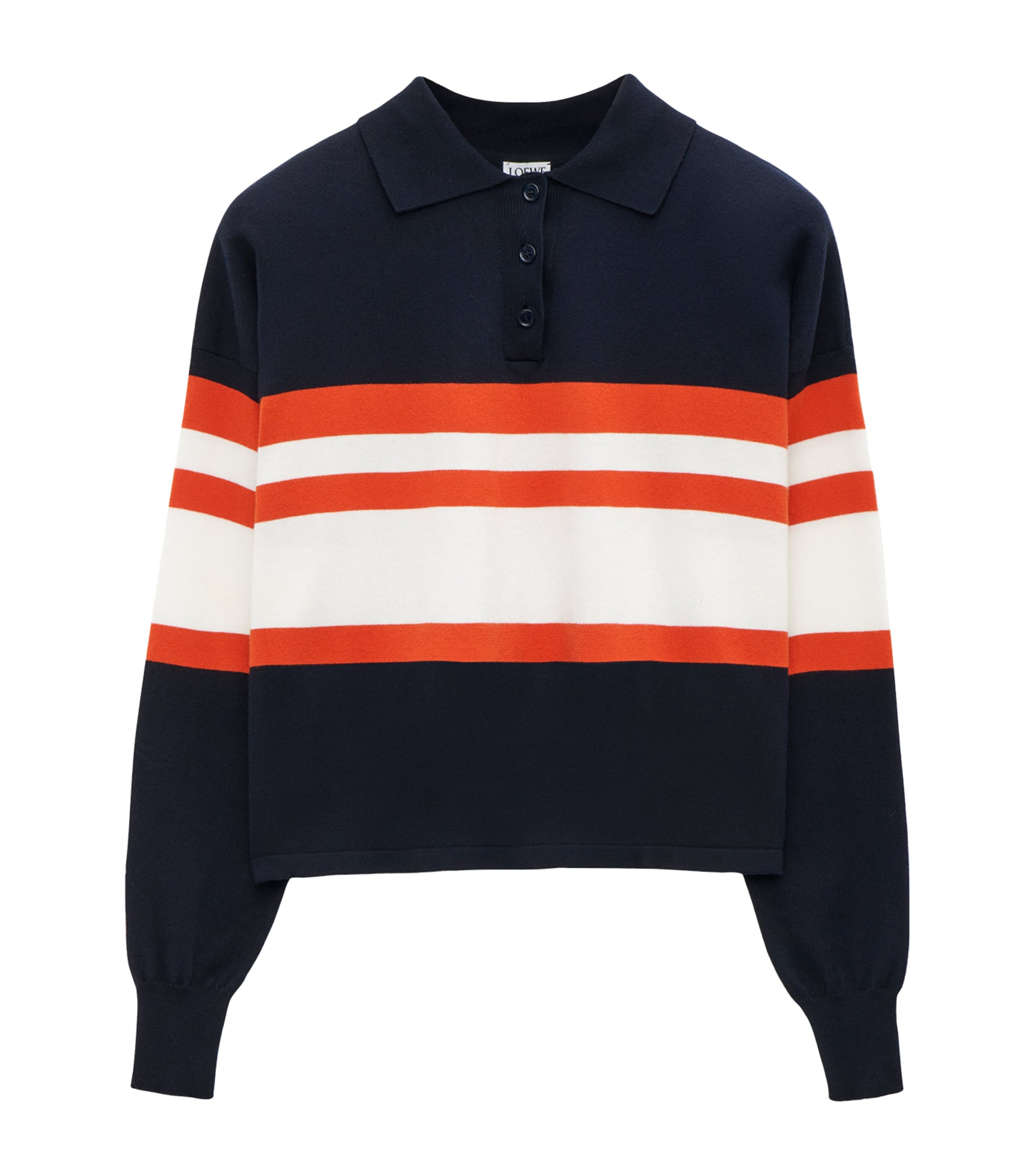 LOEWE COTTON POLO SWEATER 