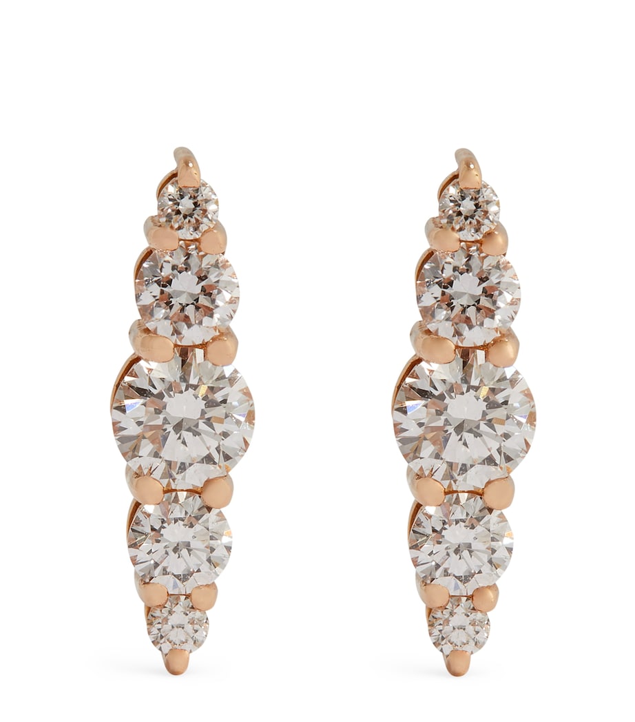 Rose Gold Aria Stud Earrings ROSE GOLD Image 1