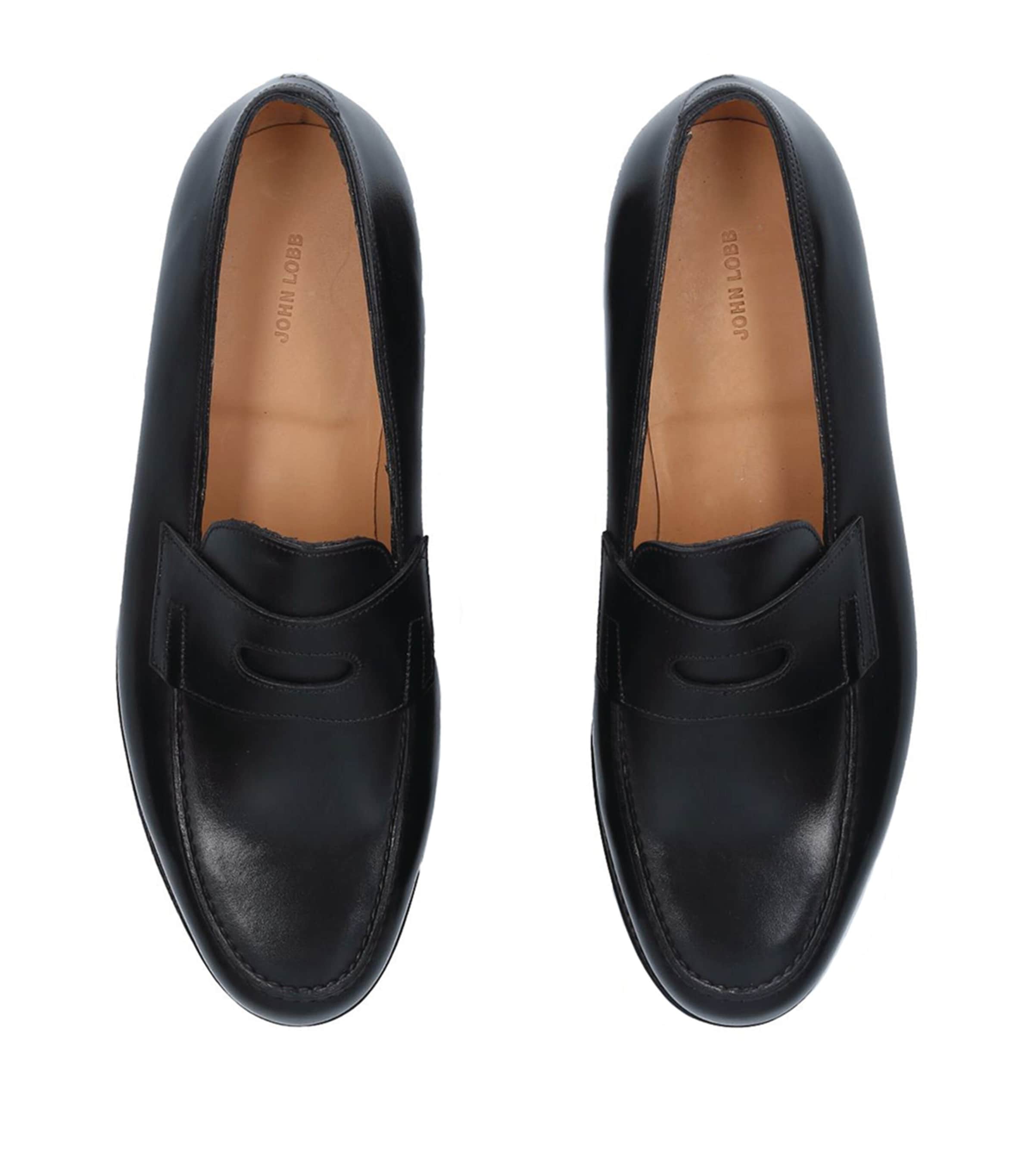 John Lobb Leather Lopez Loafers Black Image 4