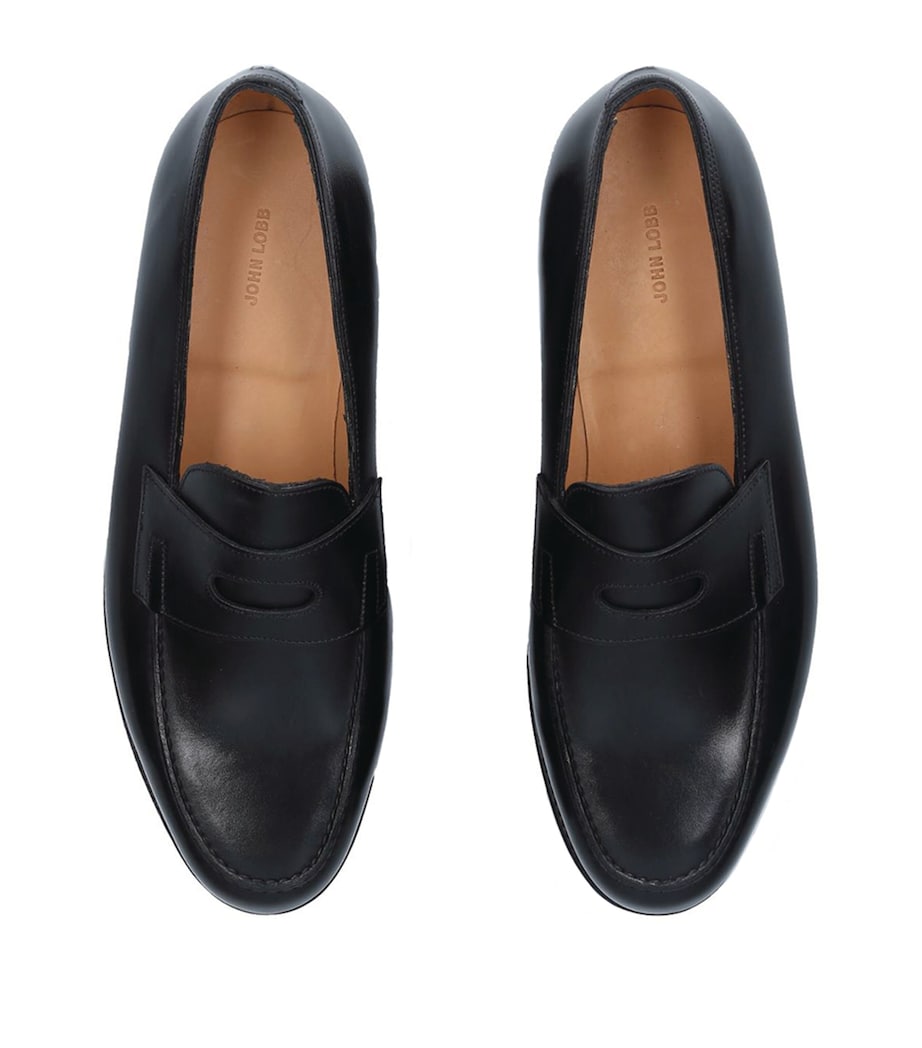 John Lobb Leather Lopez Loafers Black Image 4