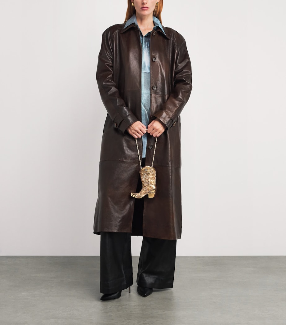 Crystal Cowboy Boot Austin Clutch Bag CBRMT BROWN MULTI Image 5