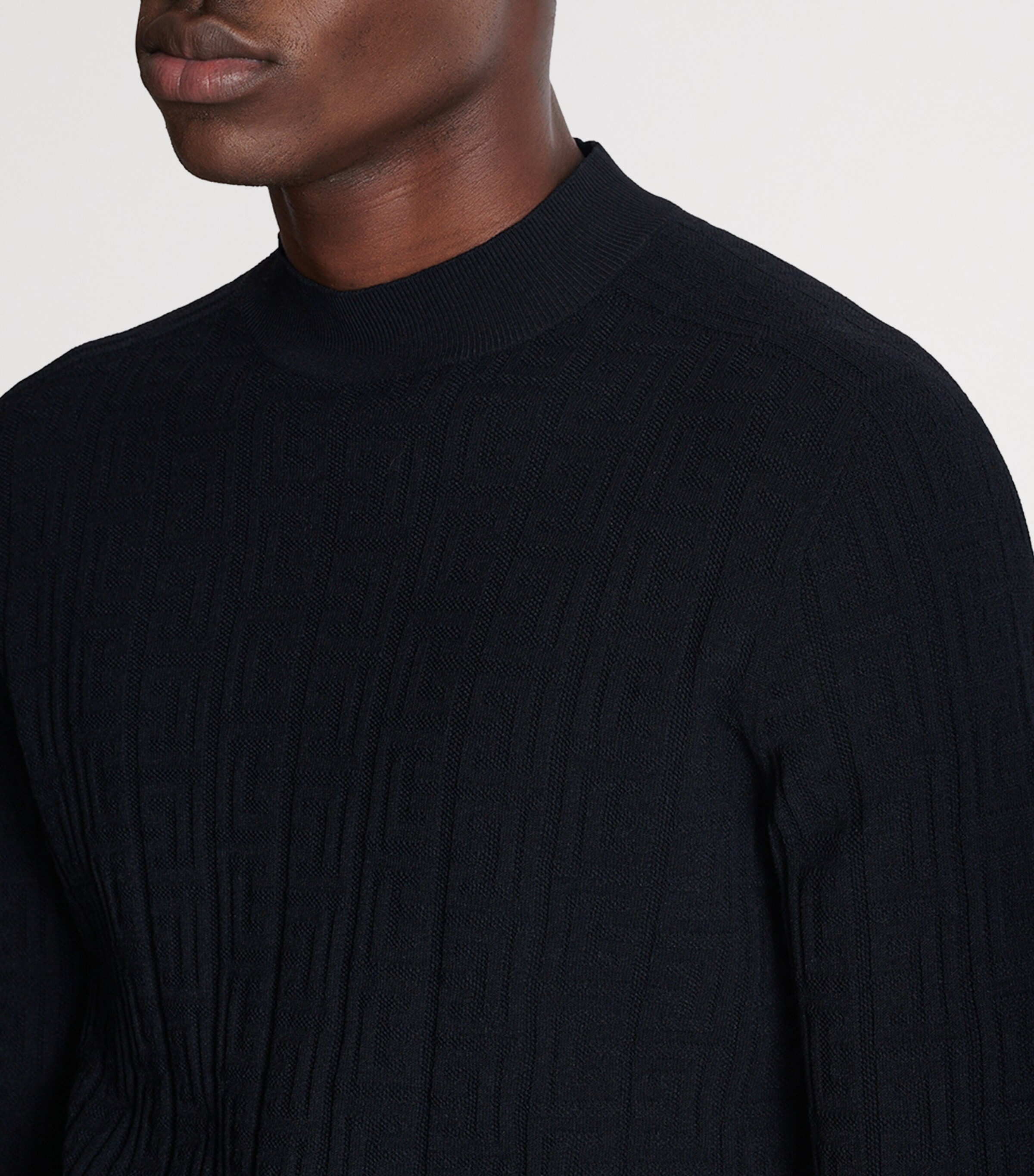 Silk-Cotton PB Sweater EAB NOIR/BLANC Image 7