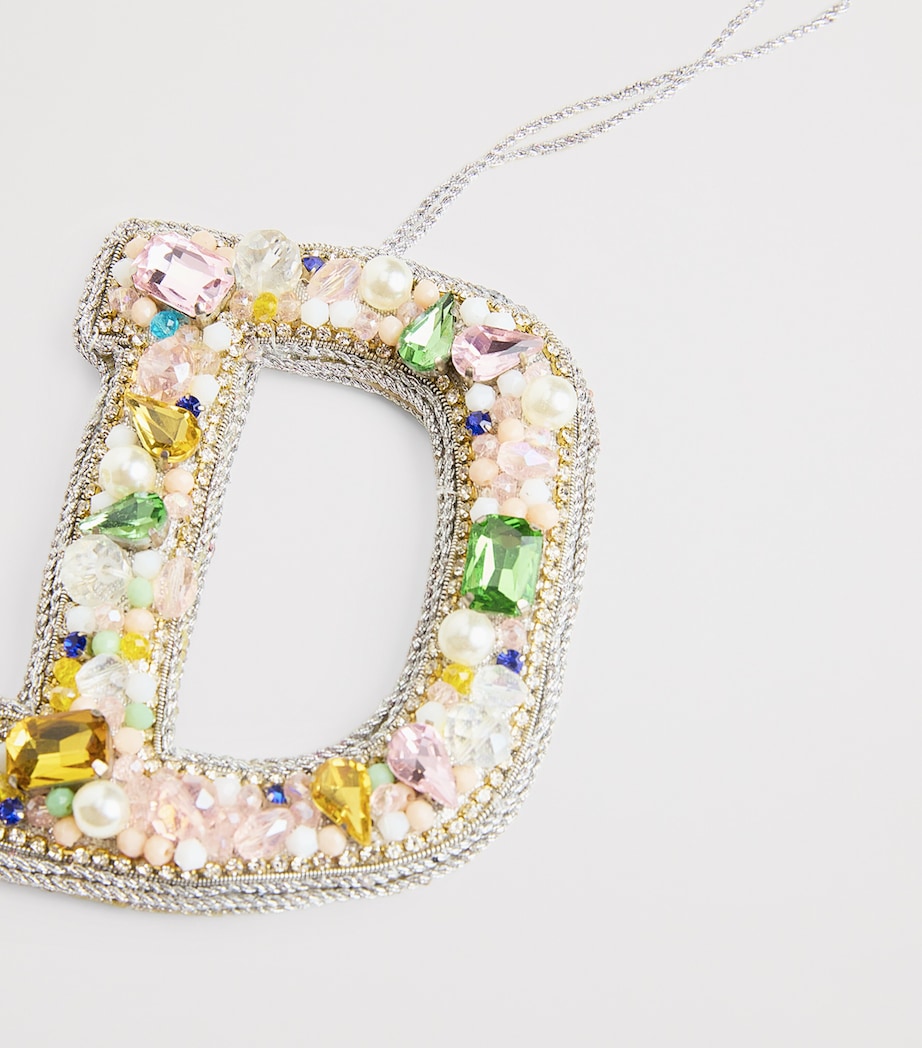 Embellished D Tree Decoration MULTI, SILVER Image 2