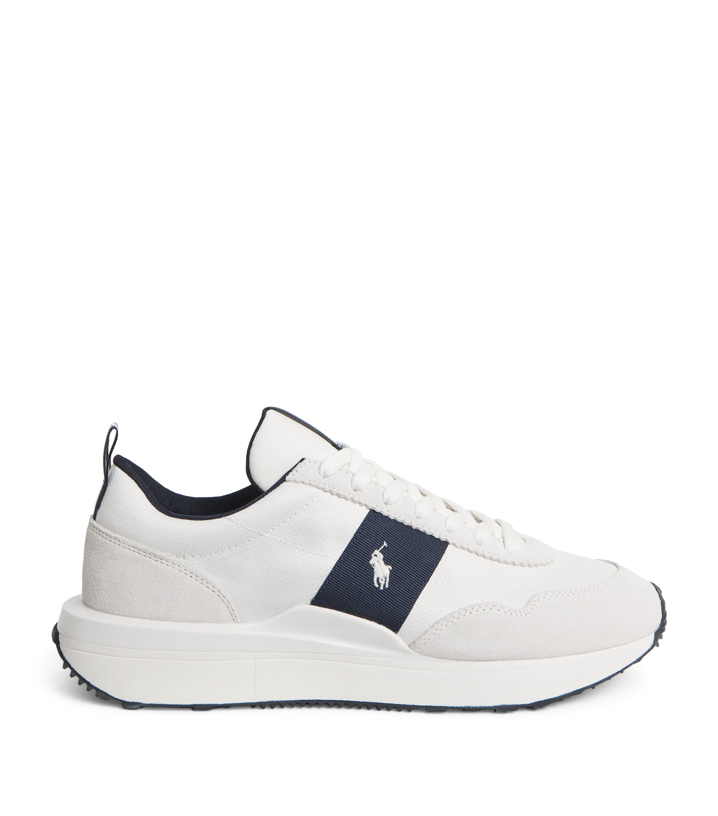 Polo Ralph Lauren Suede Train 89 Sneakers Hntr Nvy/dckwash Wht Image 1