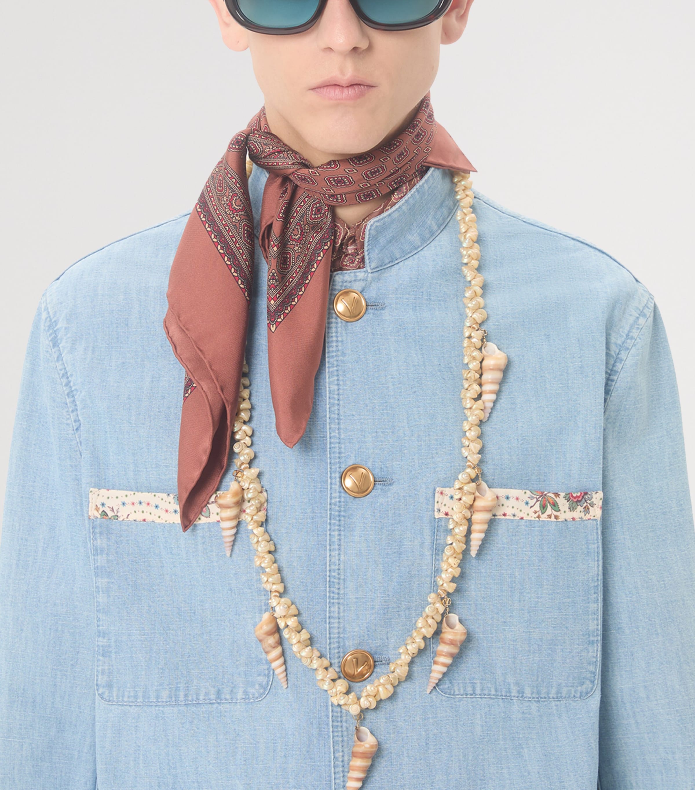 Denim Safari Jacket 508 Image 6