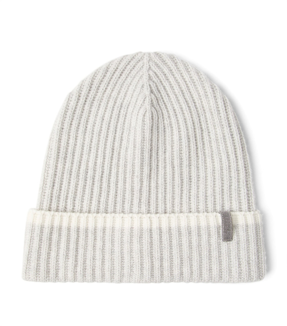 Brunello Cucinelli Cashmere Monili Beanie Image 1