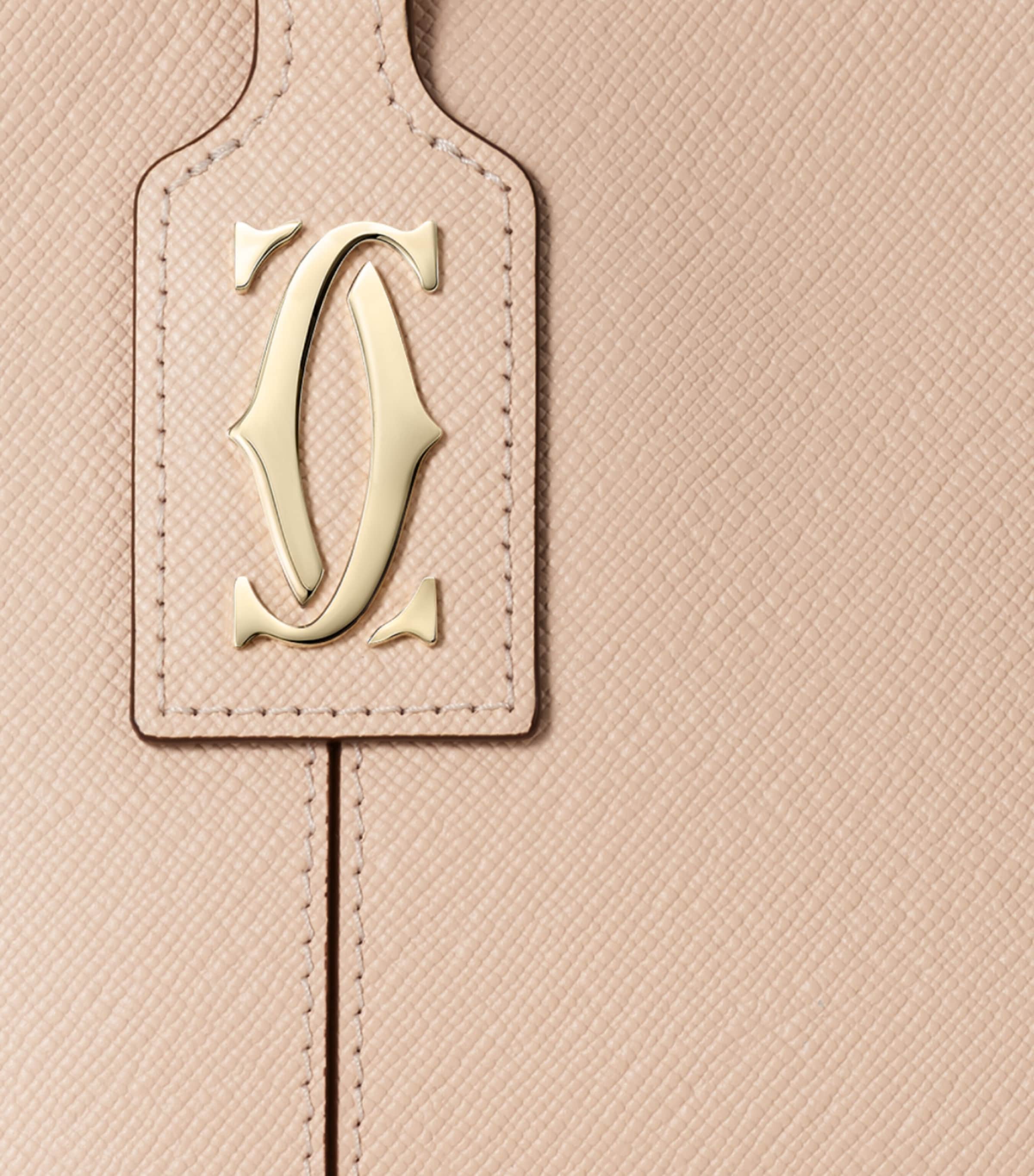 Cartier Mini Leather C de Cartier Tote Bag Peach Image 7