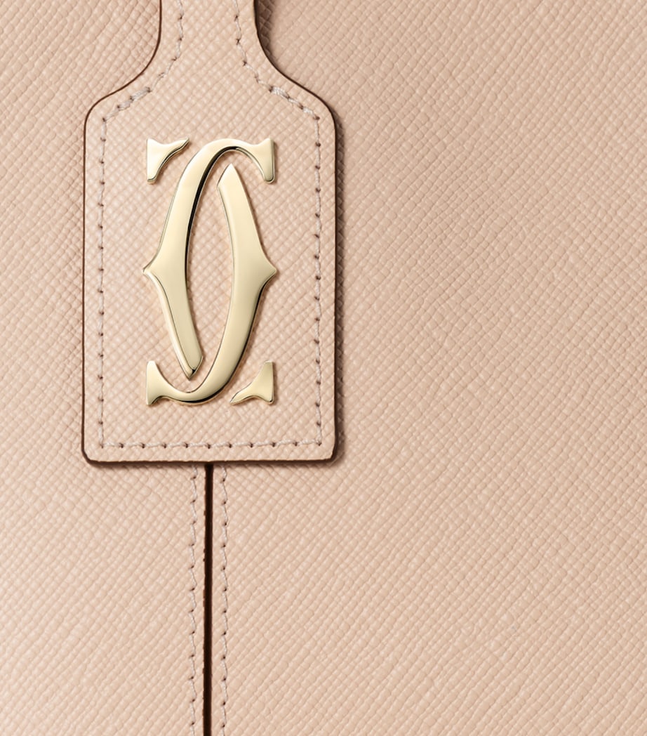 Cartier Mini Leather C de Cartier Tote Bag Peach Image 7