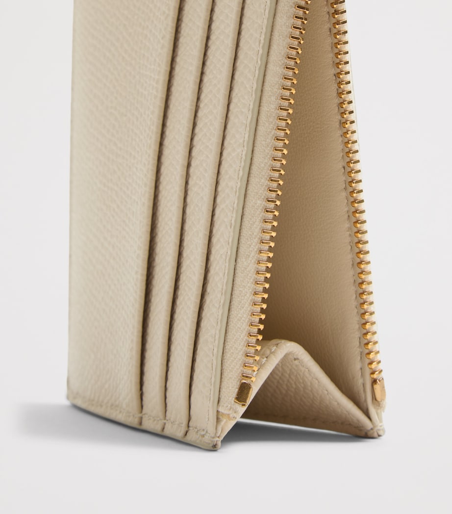 Valentino Garavani Leather Cherryfic Zipped Card Holder Image 3