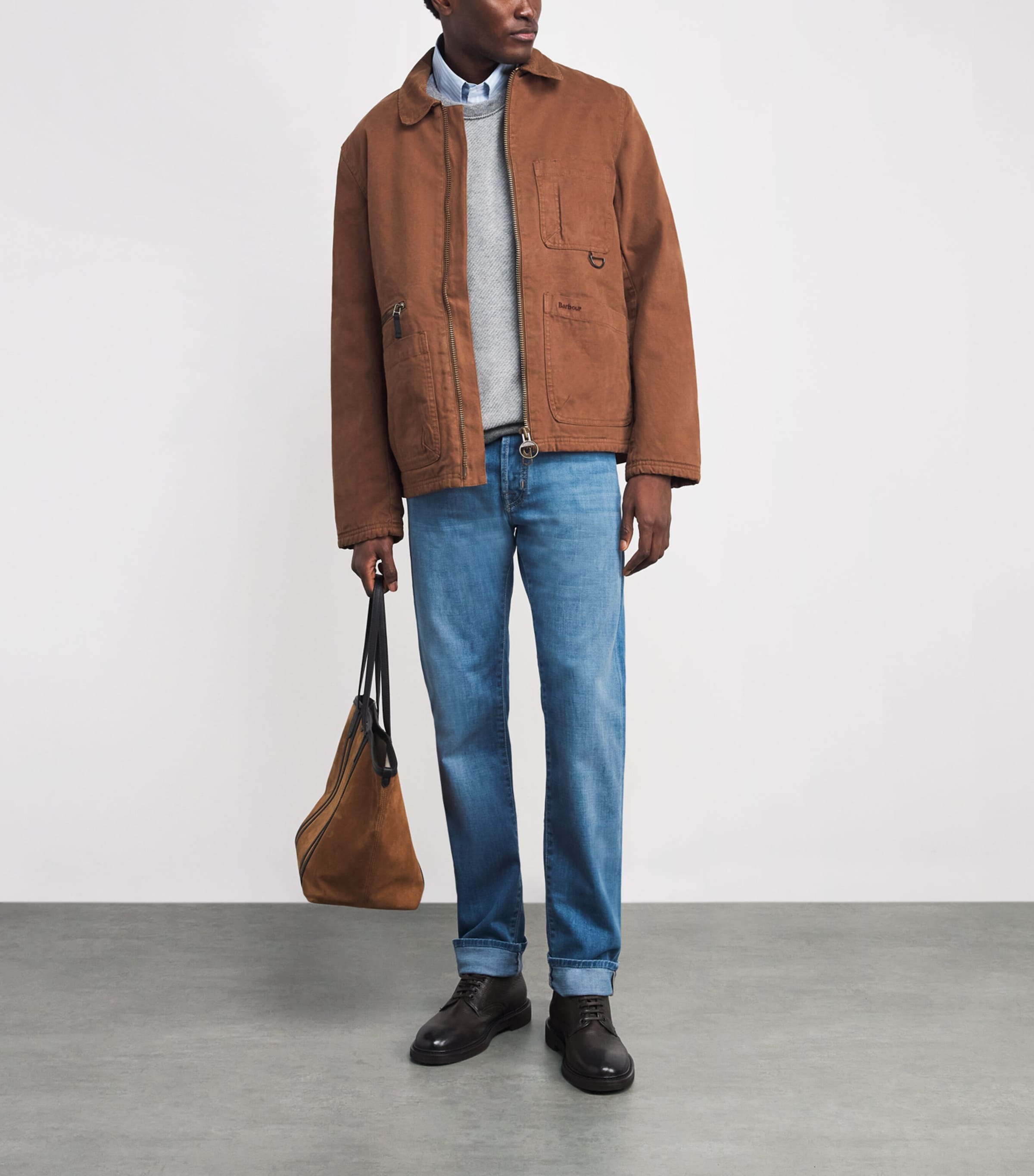 Nubuck-Patch Bard Slim Jeans 300D LIGHT BLUE Image 2