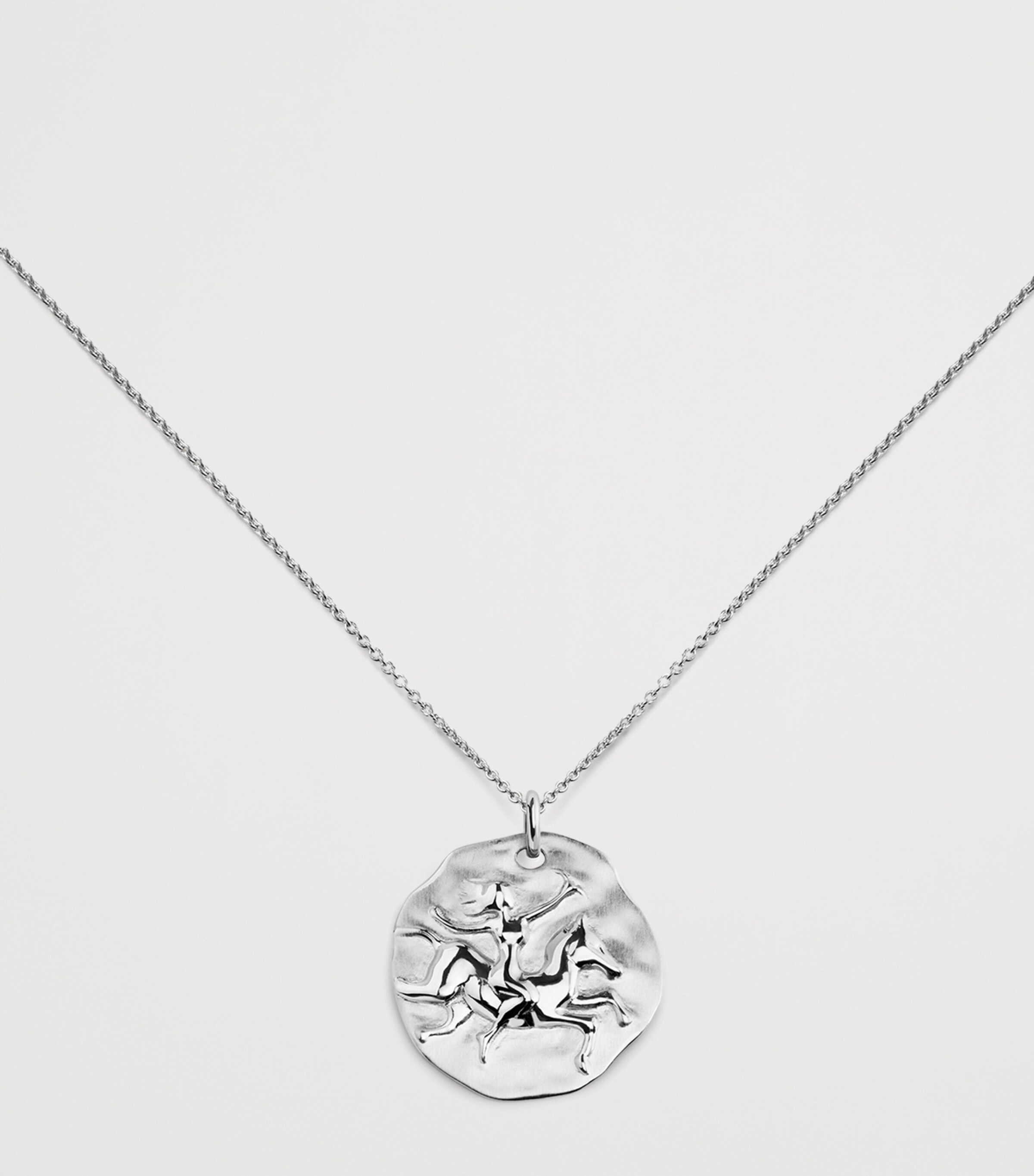 Monica Vinader Sterling Silver Sagittarius Zodiac Necklace Sterling Silver Image 4