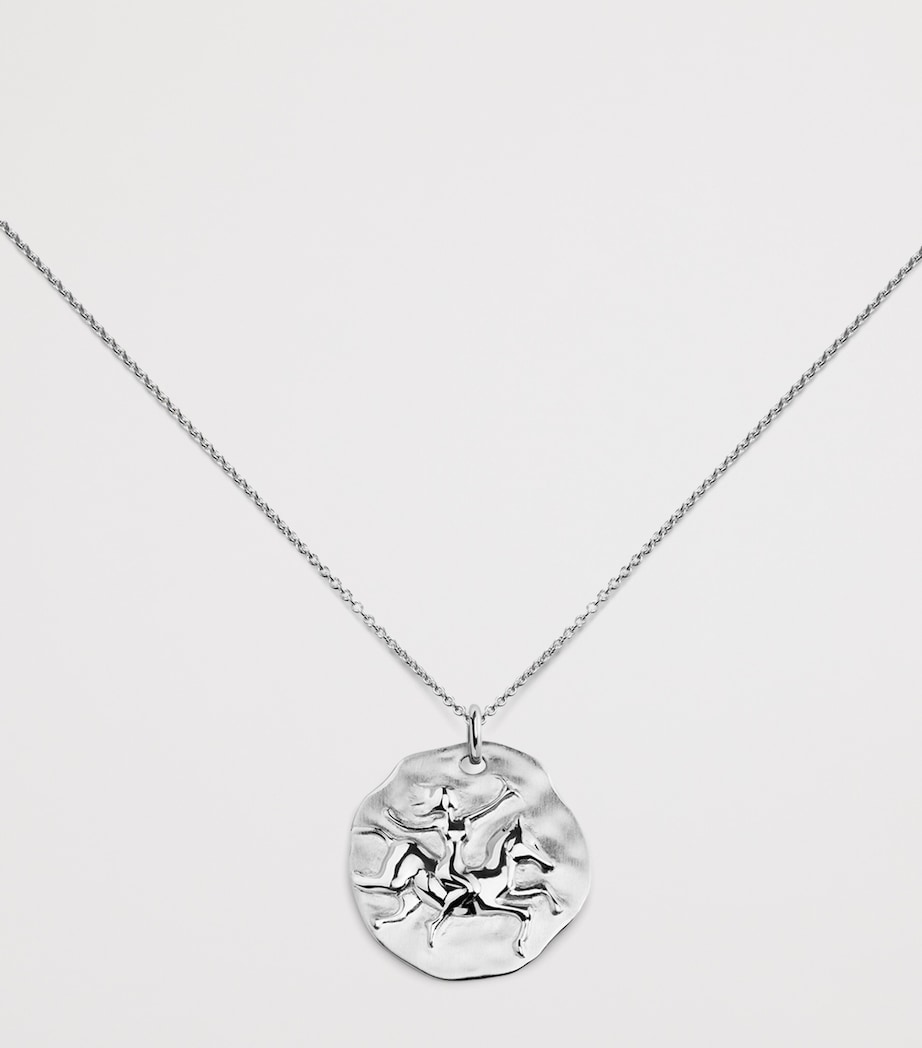 Monica Vinader Sterling Silver Sagittarius Zodiac Necklace Sterling Silver Image 4