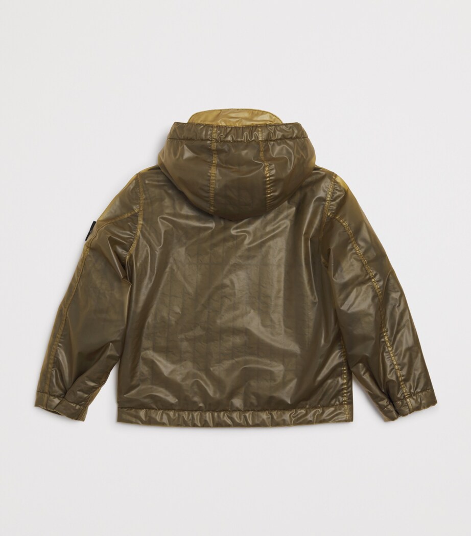 Compass Patch Coat (6-14 Years) V0054MILITARY GREEN Image 2