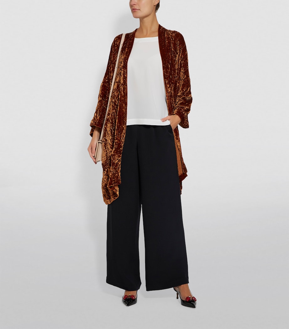 Silk Shell Top WHITE Image 7