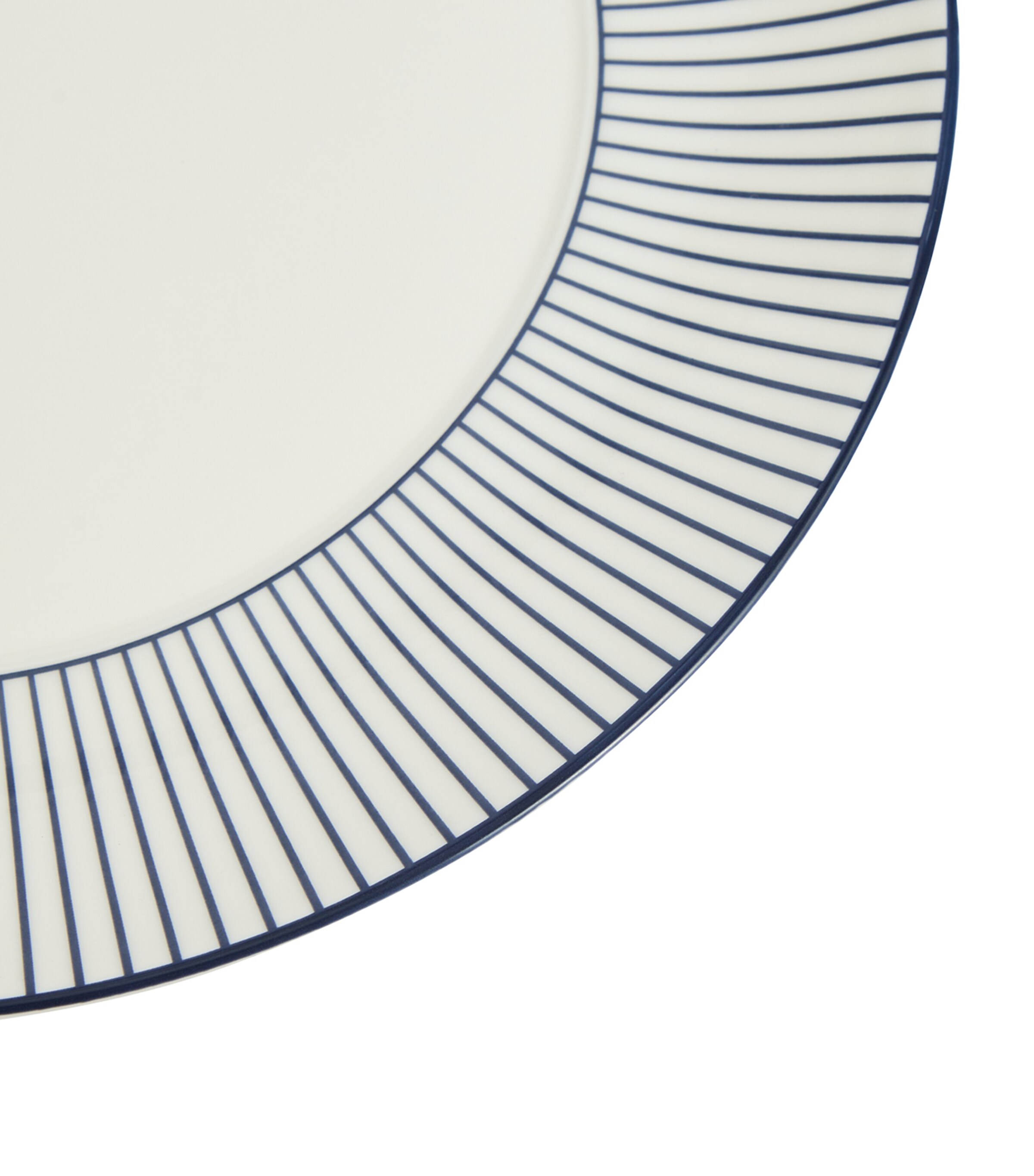 Bone China Gio Blue Plate (23cm) WHITE Image 4
