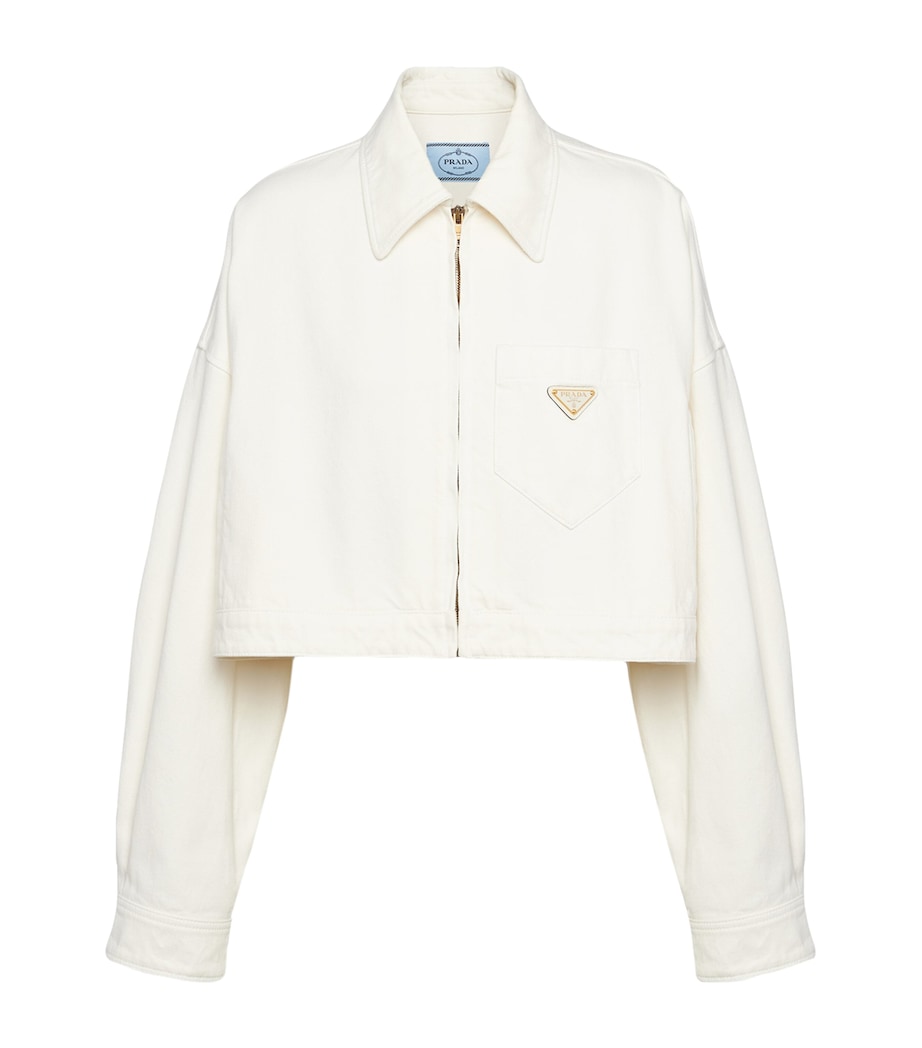 Triangle Denim Jacket F01CD Image 1