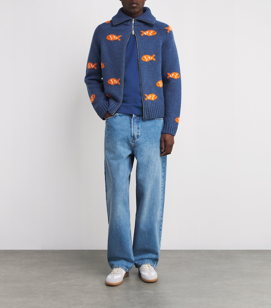 Cotton Embroidered Logo T-Shirt REFLEX BLUE Image 2