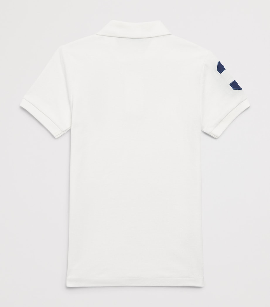 Ralph Lauren Kids Cotton Slim-Fit Polo Shirt (6-14 Years) White Image 2