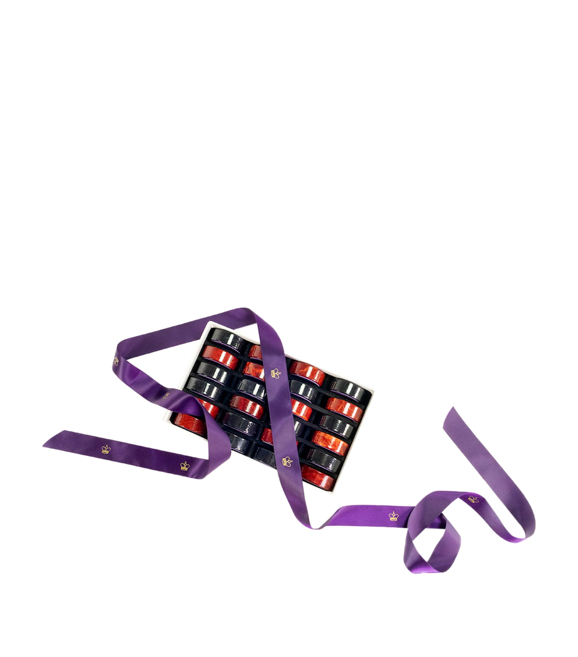 Alabaster Stone Checkers RED & BLACK Image 3