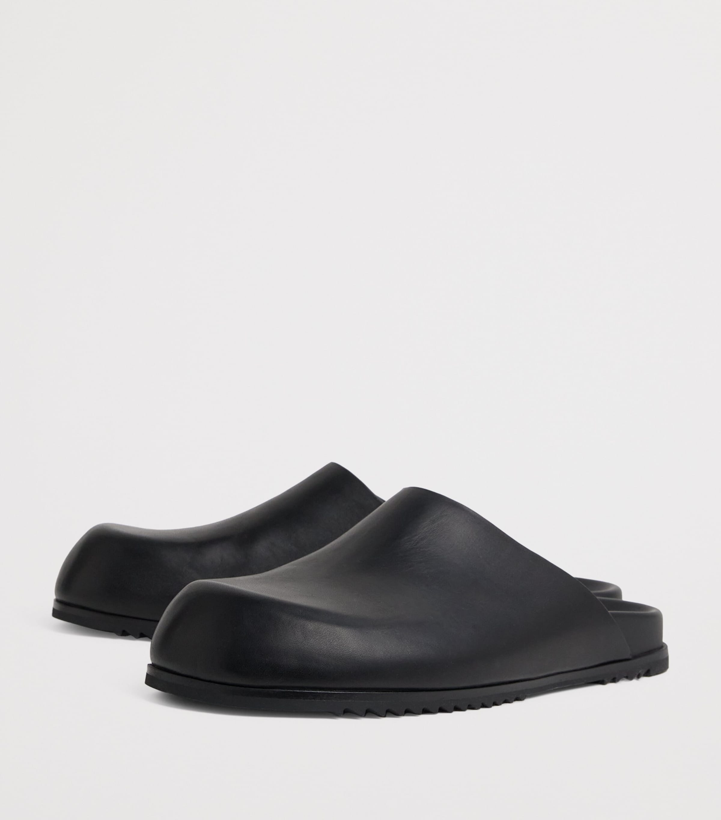 Leather Granola Mules BLACK/ 09 Image 3