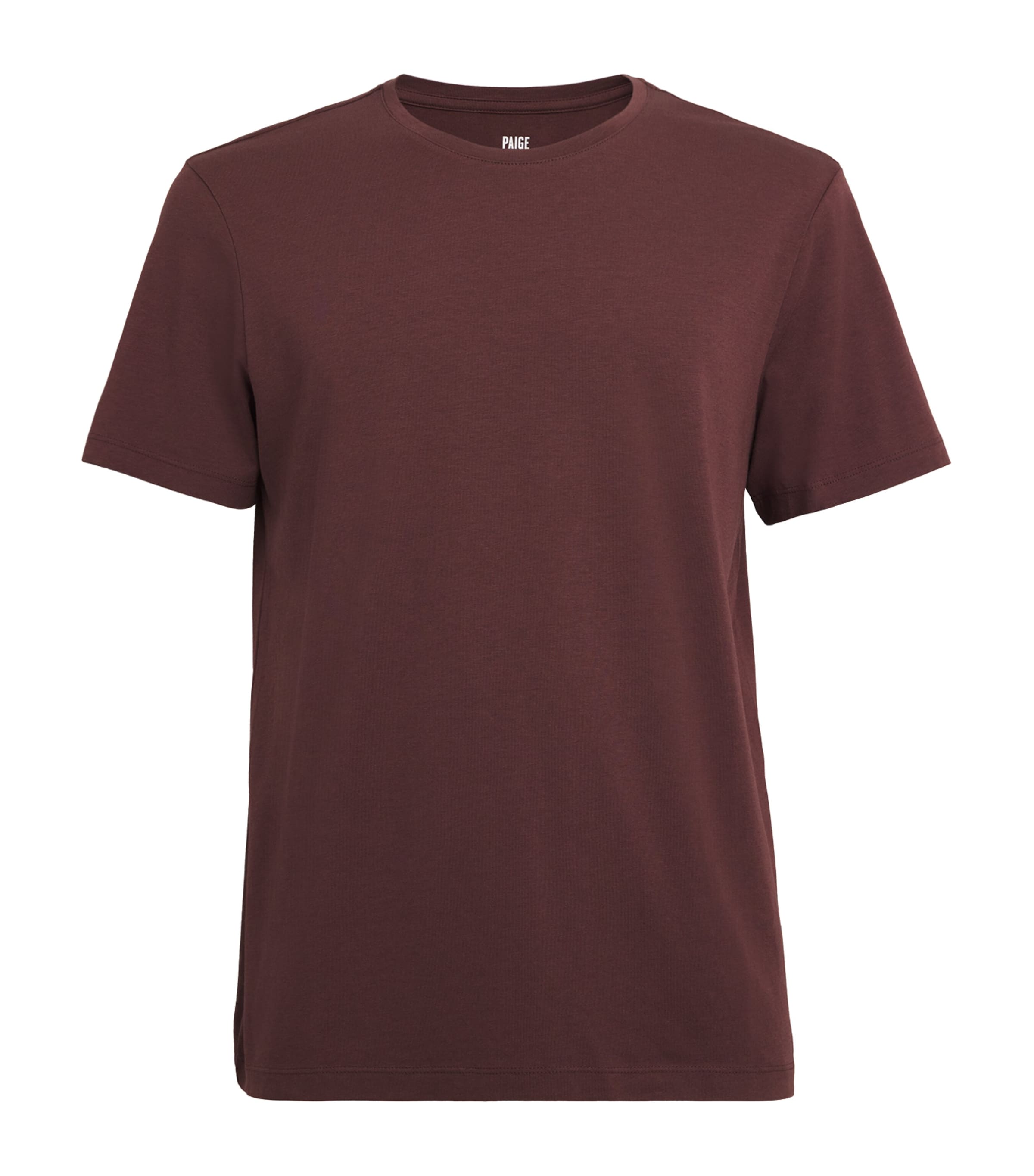 Paige Crew-neck T-shirt In Brown