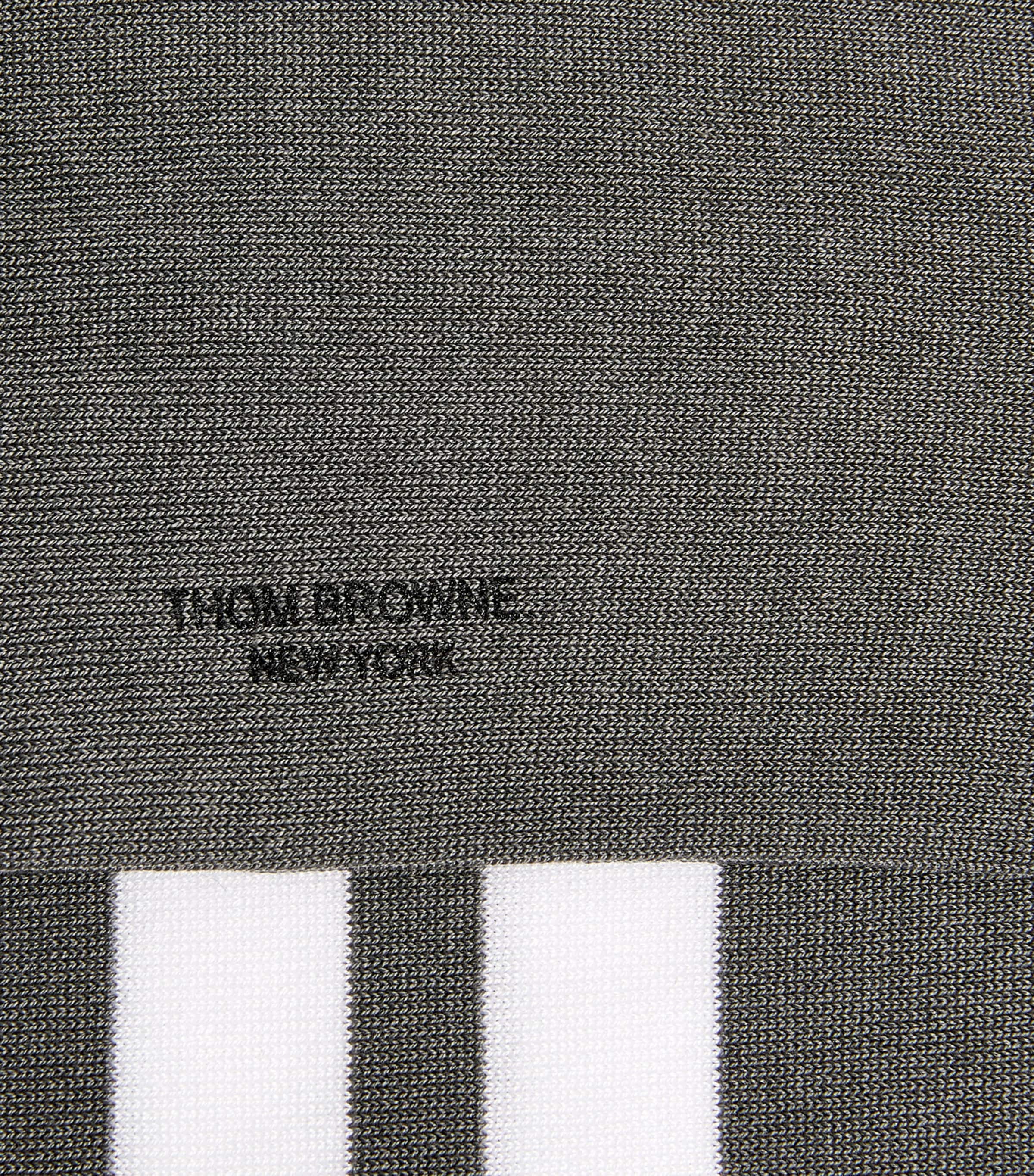 Cotton-Blend 4-Bar Over-The-Calf Socks MED GREY Image 2