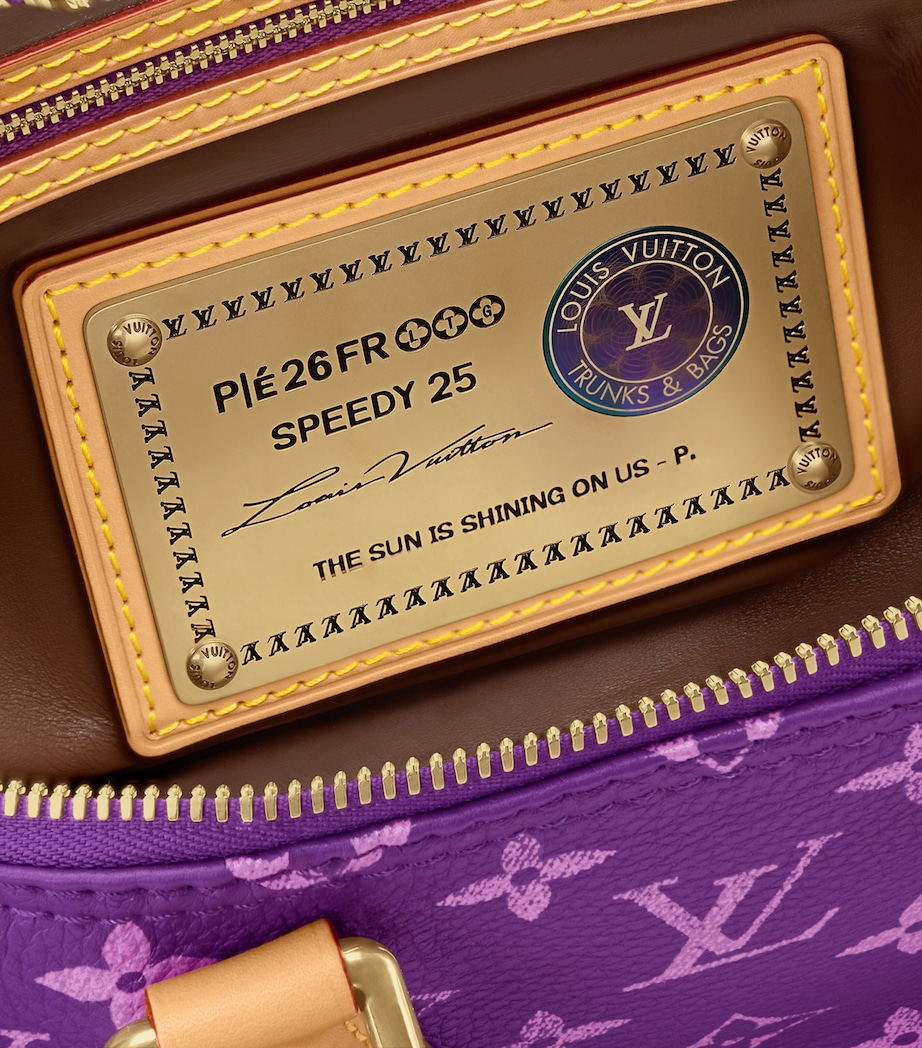 LOUIS VUITTON Lambskin Speedy P9 Bandoulière 30 Bag Lotus Purple Image 4