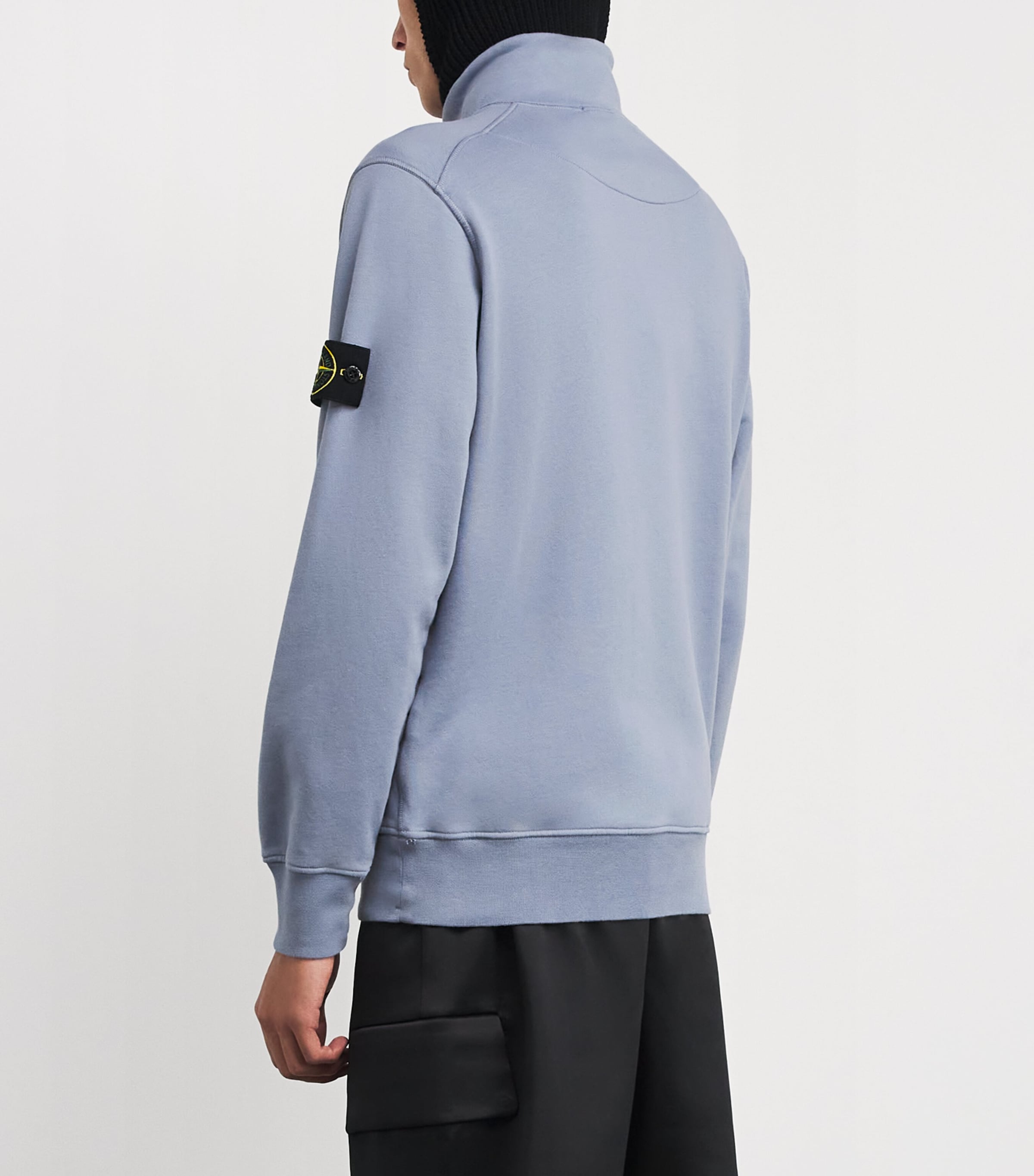 Cotton Half-Zip Compass Sweatshirt V0024 Image 4