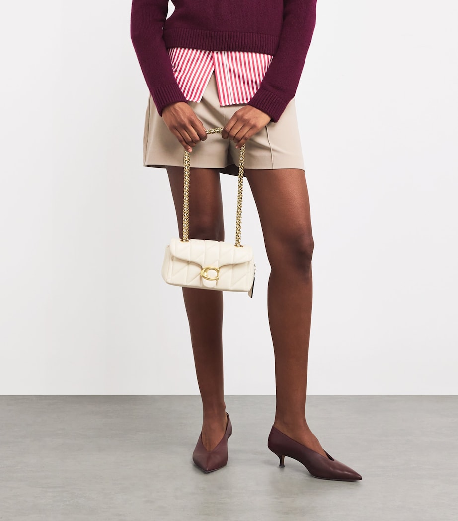 Quilted Leather Tabby 20 Shoulder Bag B4/CHALK Image 5