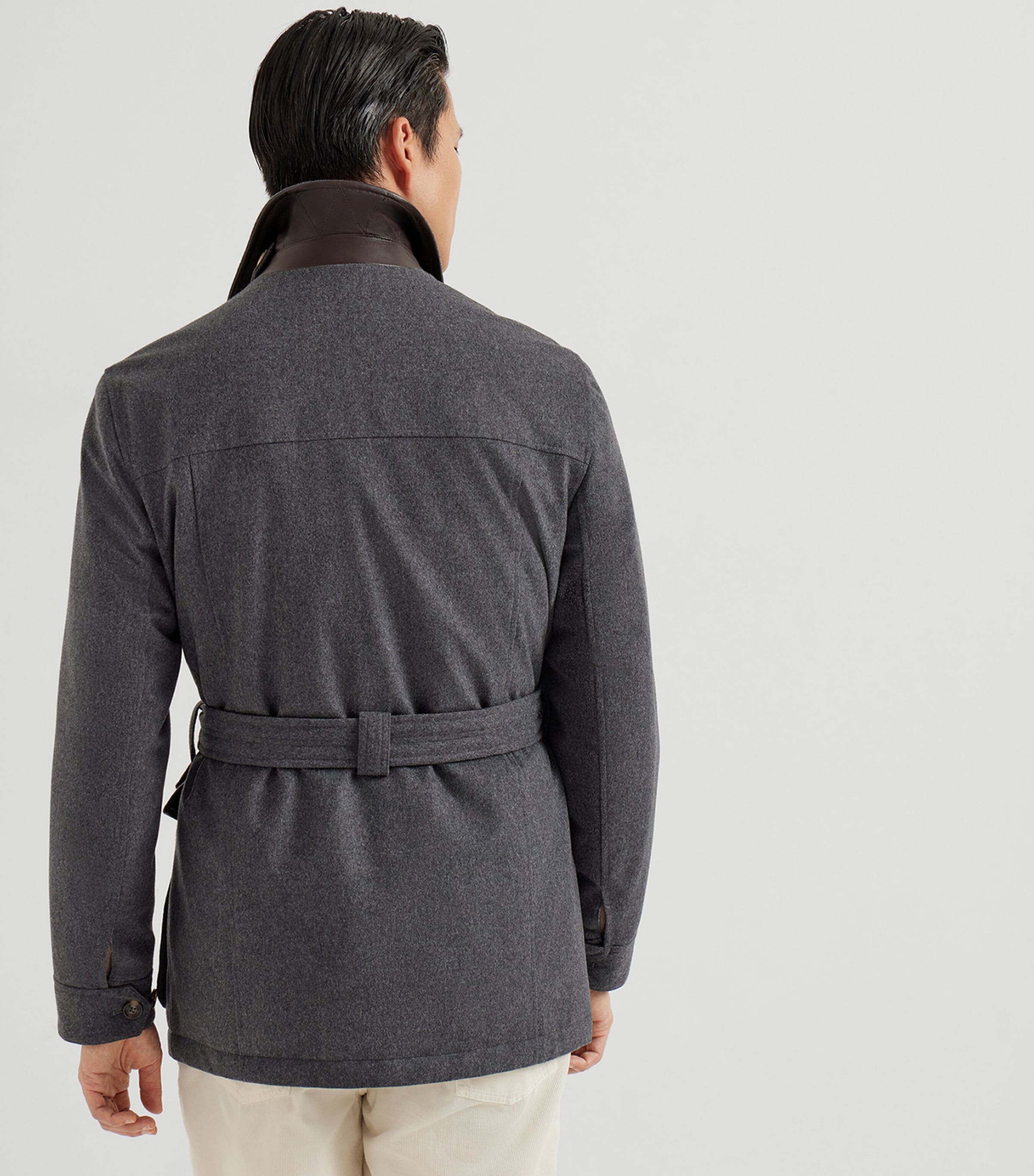 Wool Belted Jacket COK65 Image 5