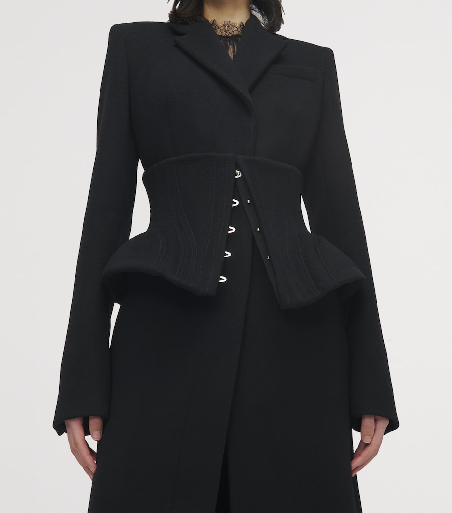 Wool-Cashmere Corset Coat 1000 Image 5