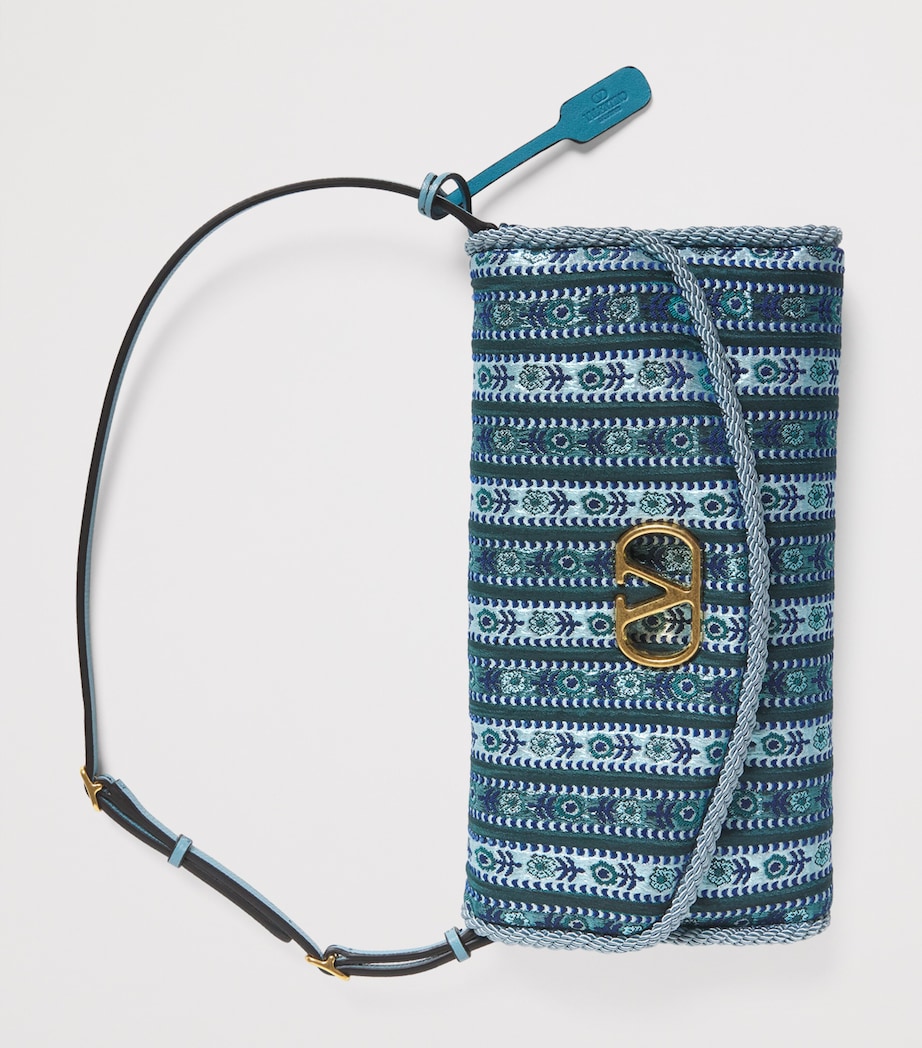 Valentino Garavani Small Jacquard DeVain Shoulder Bag Image 4